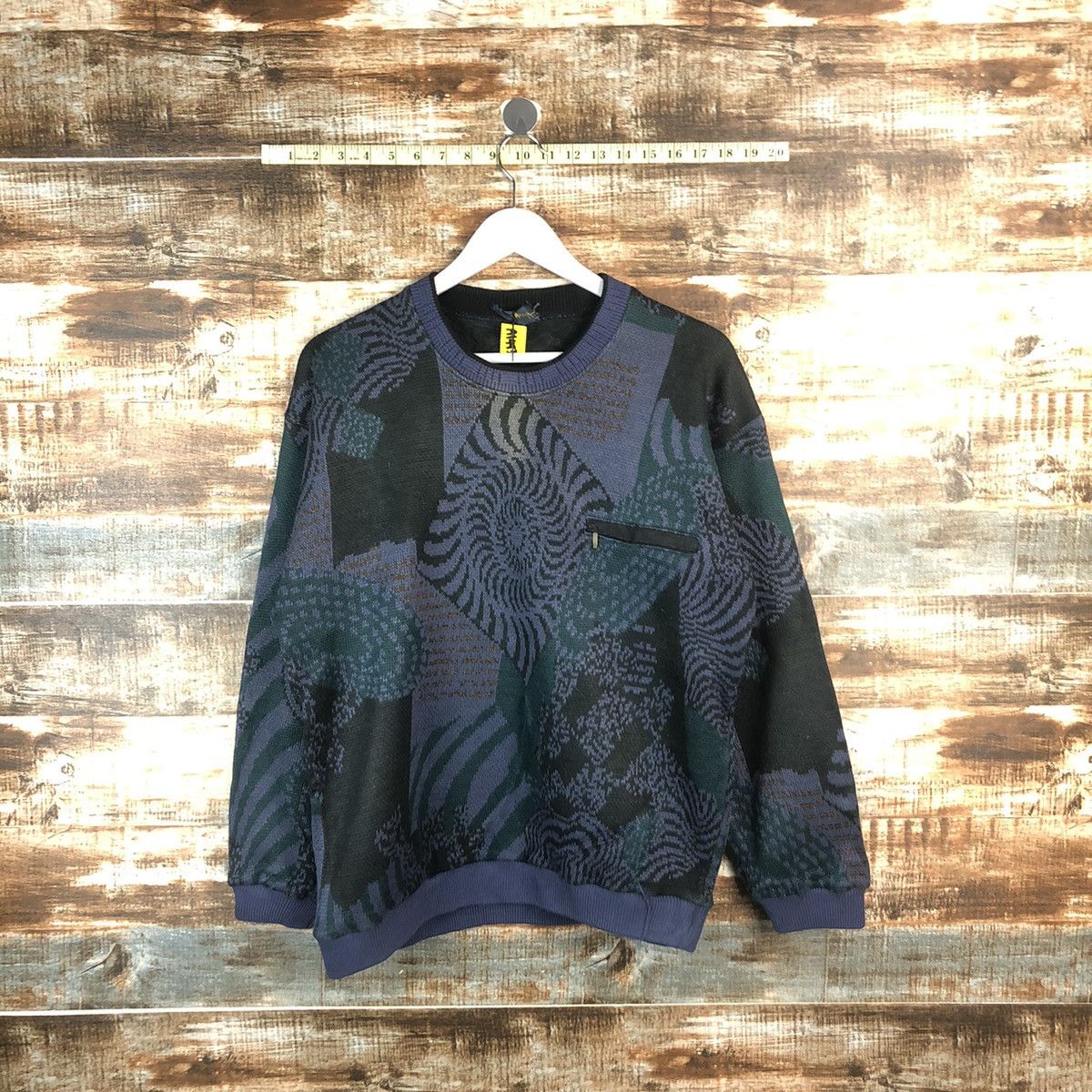 Homespun Knitwear DL Lacavera art design japan Dark Blue Knitwear #A1993 Size US M / EU 48-50 / 2 - 1 Thumbnail