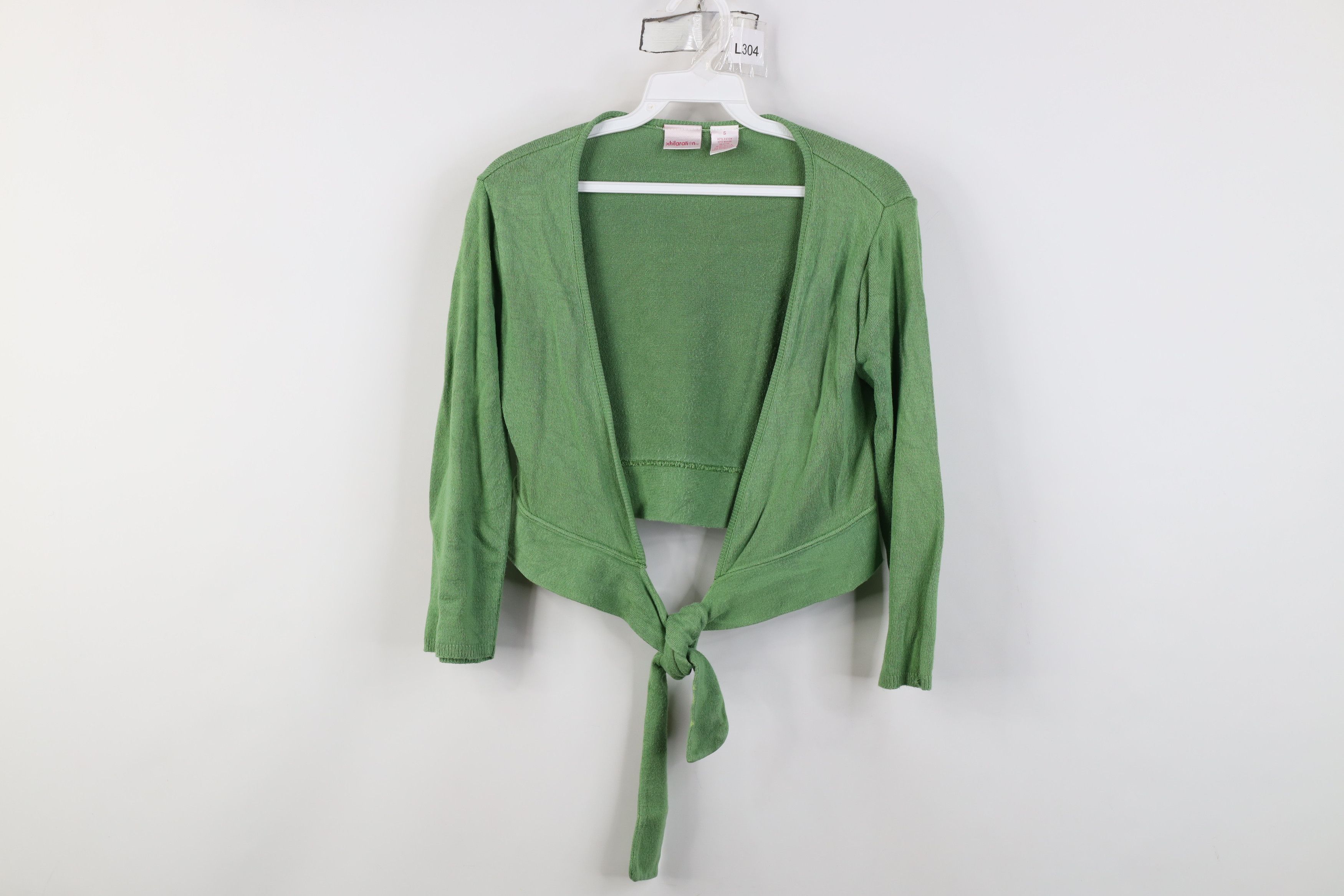 Vintage Vintage 90s Y2K Babydoll Tie Front Cardigan Sweater USA Size S / US 4 / IT 40 - 1 Thumbnail