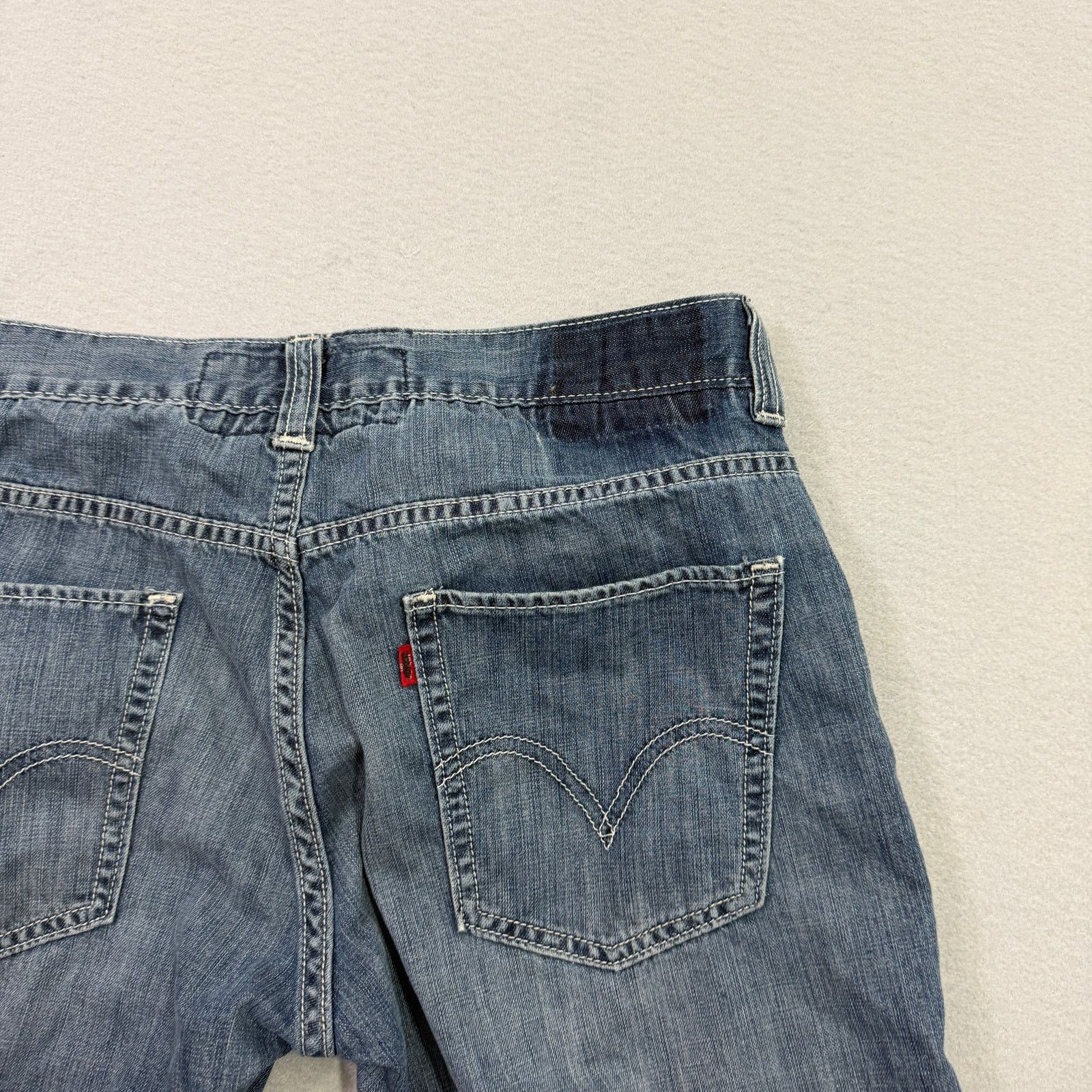 Levi's Vintage Levis 511 Jean Shorts Mens 33 Blue 11" Inseam Skinny Size US 33 - 7 Thumbnail