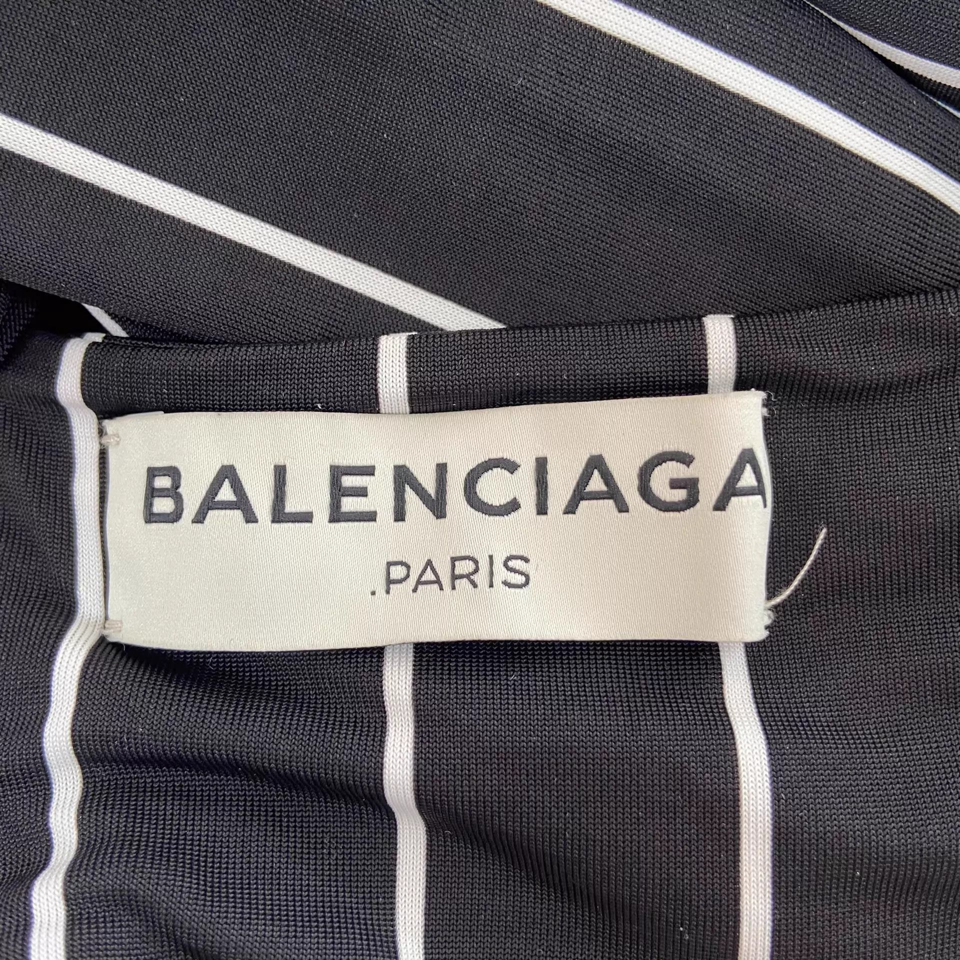 Balenciaga Balenciaga black stripe backless dress FR36 Size XS / US 0-2 / IT 36-38 - 7 Thumbnail