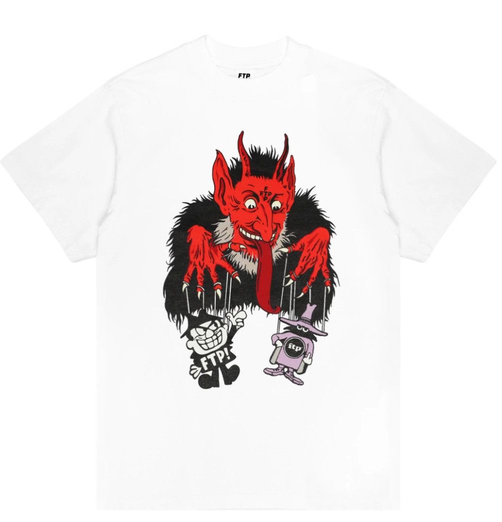 Fuck The Population KRAMPUS TEE (WHITE) XL Size US XL / EU 56 / 4 - 1 Thumbnail