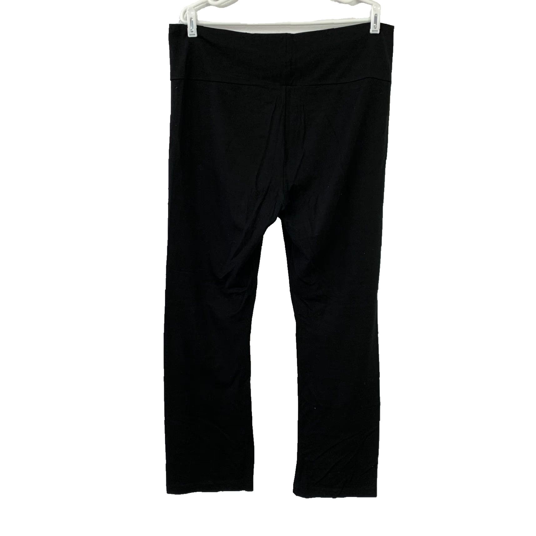 J.Crew J. Crew Black Foldover Waist Yoga Leggings XL NWT Leggings Women Athletic Activewear Slim Fit Pockets Stretch 32.5in Inseam Size 40" / US 18 - 4 Thumbnail