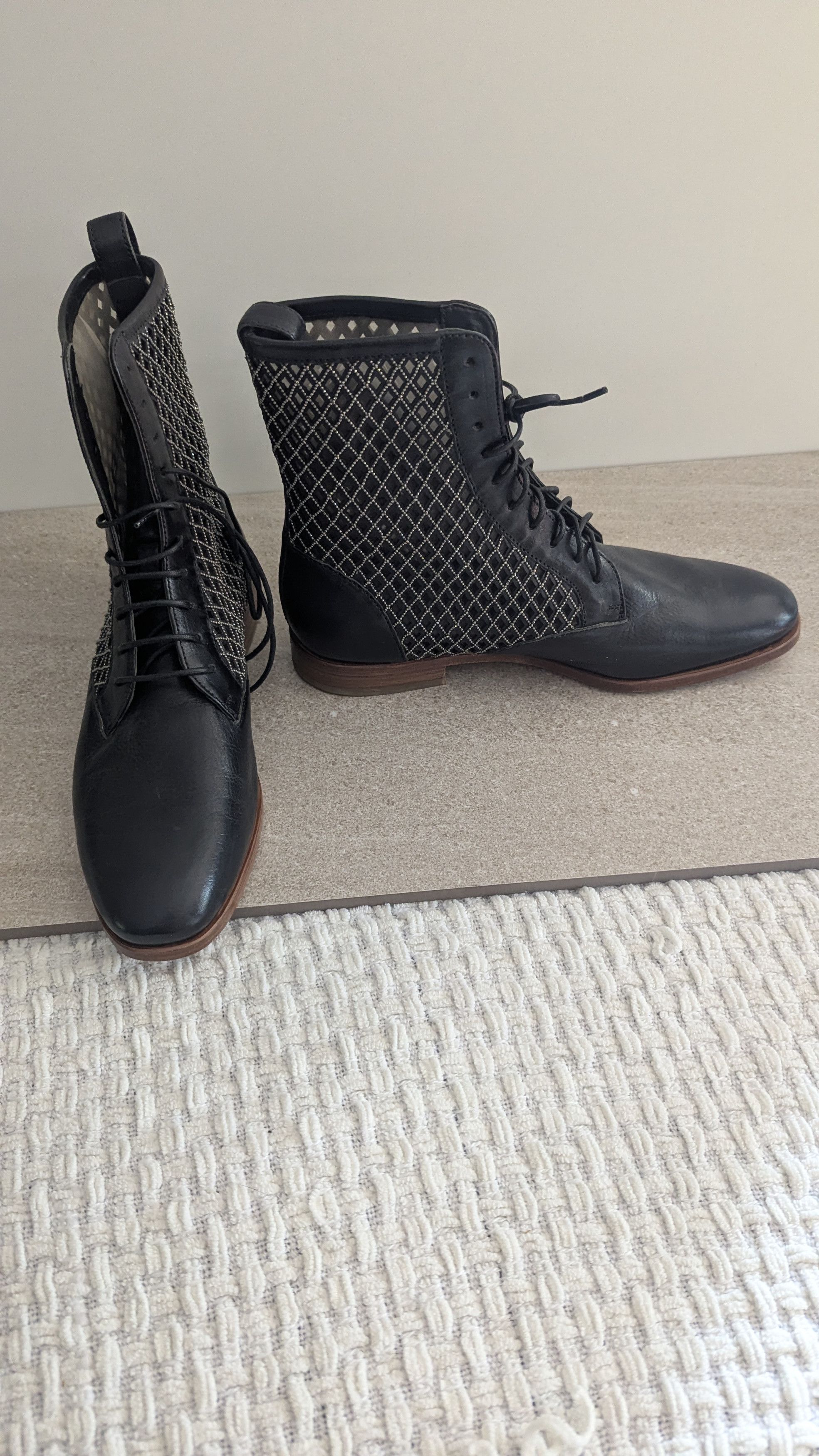 Brunello Cucinelli Black glitter bootie Size US 6.5 / IT 36.5 - 2 Thumbnail