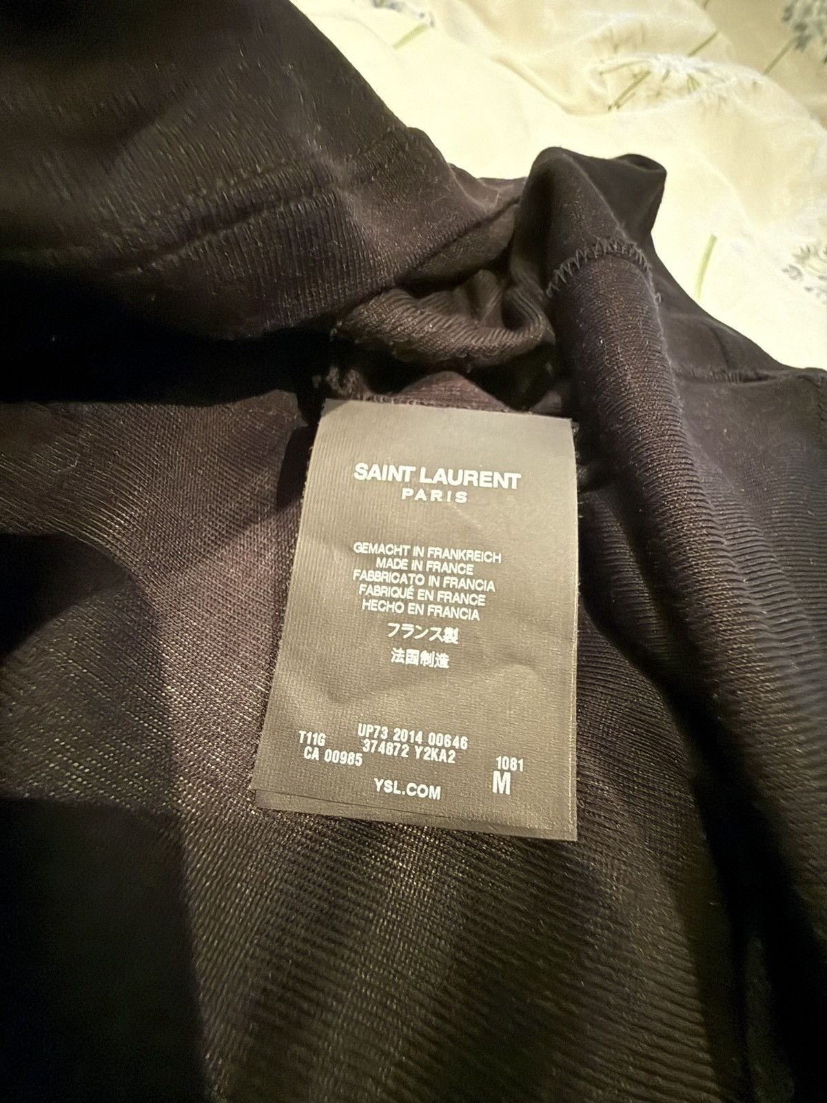 Saint Laurent Paris SS15 Saint Laurent Hedi Slimane starburst silk tank shirt M Size US M / EU 48-50 / 2 - 24 Thumbnail