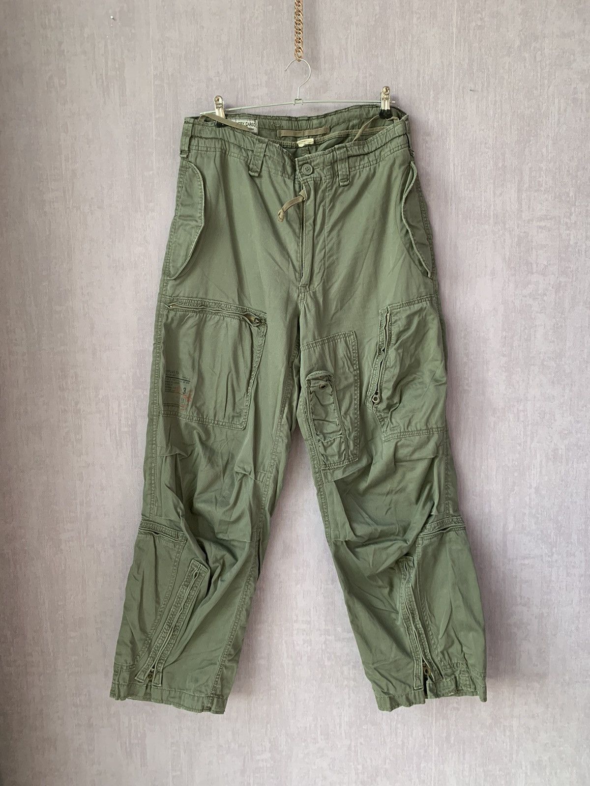 Infantry cargo Multipocket avant-garde pants