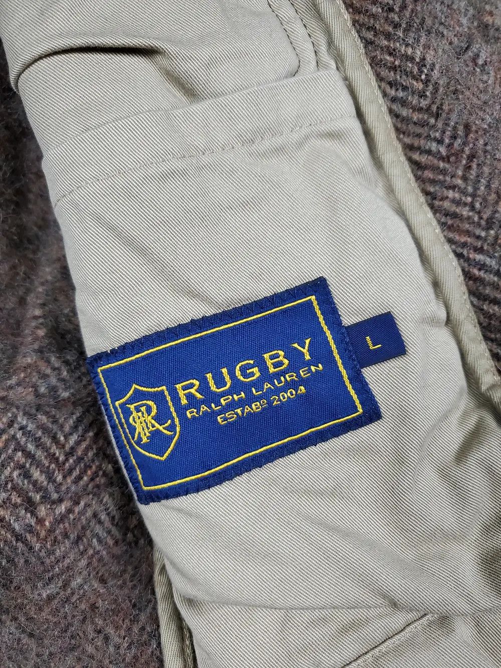 Rugby Ralph Lauren × Vintage Ralph Lauren Rugby Wool 100% Jacket Coat Size US M / EU 48-50 / 2 - 6 Thumbnail
