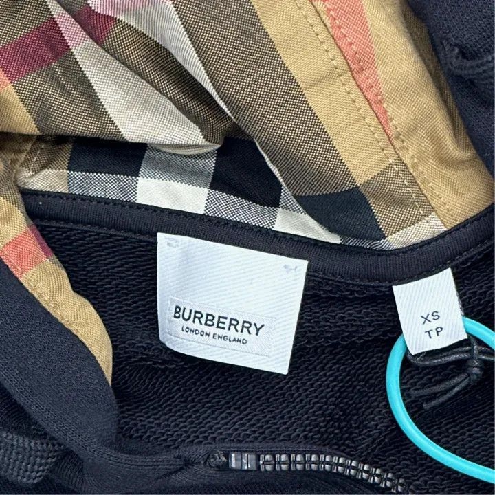 Burberry Burberry Burberry Hoodie with Embroidered Logo Black-2507 Size US XS / EU 42 / 0 - 3 Thumbnail