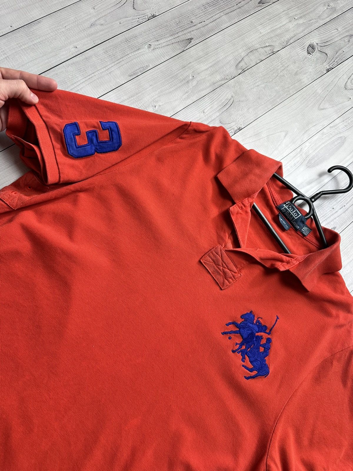 Polo Ralph Lauren × Vintage Vintage polo Ralph Lauren size XXL orange logo Size US XXL / EU 58 / 5 - 2 Thumbnail