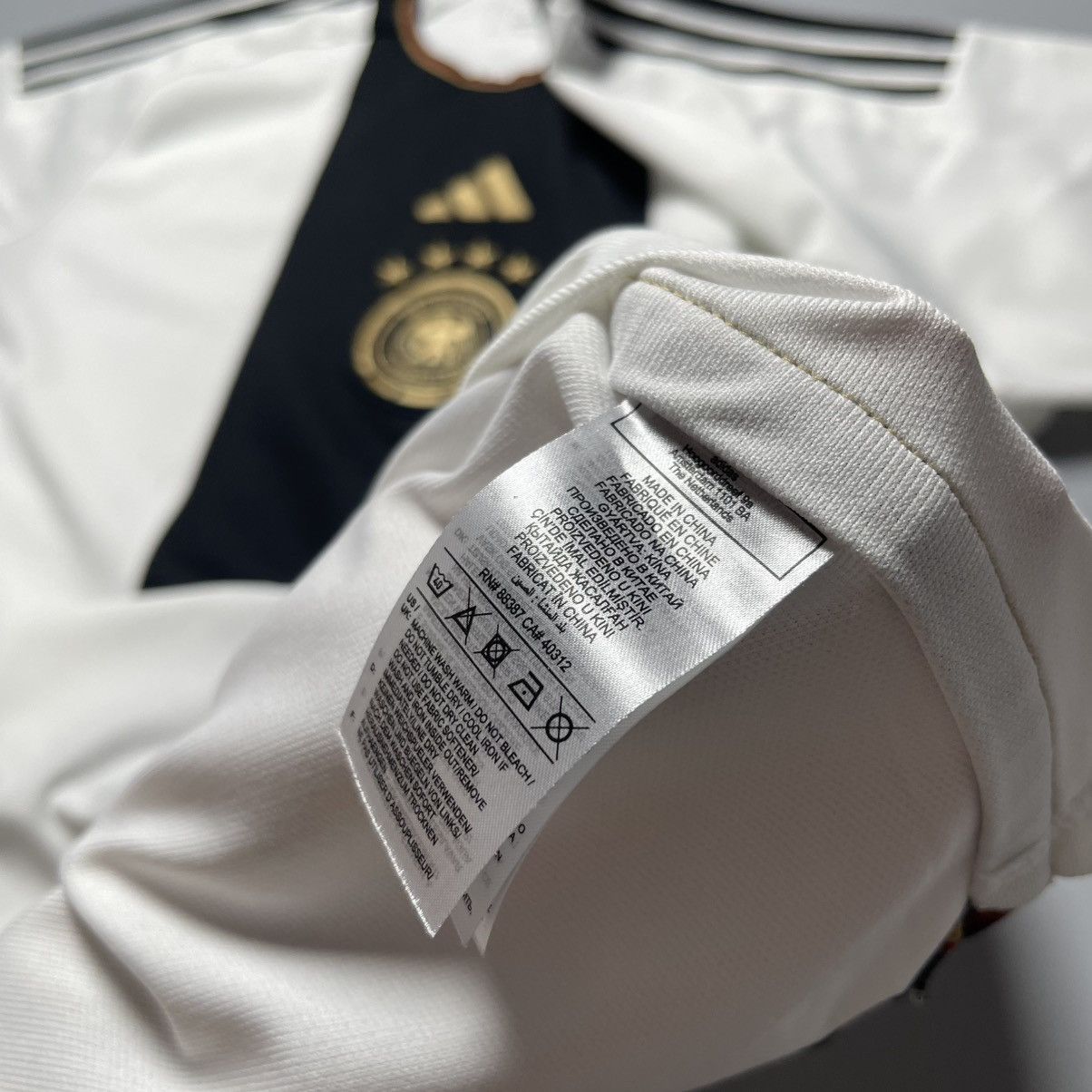 Adidas GERMANY ADIDAS 2022 WORLD CUP SOCCER HOME JERSEY #13 MULLER Size US XL / EU 56 / 4 - 8 Thumbnail