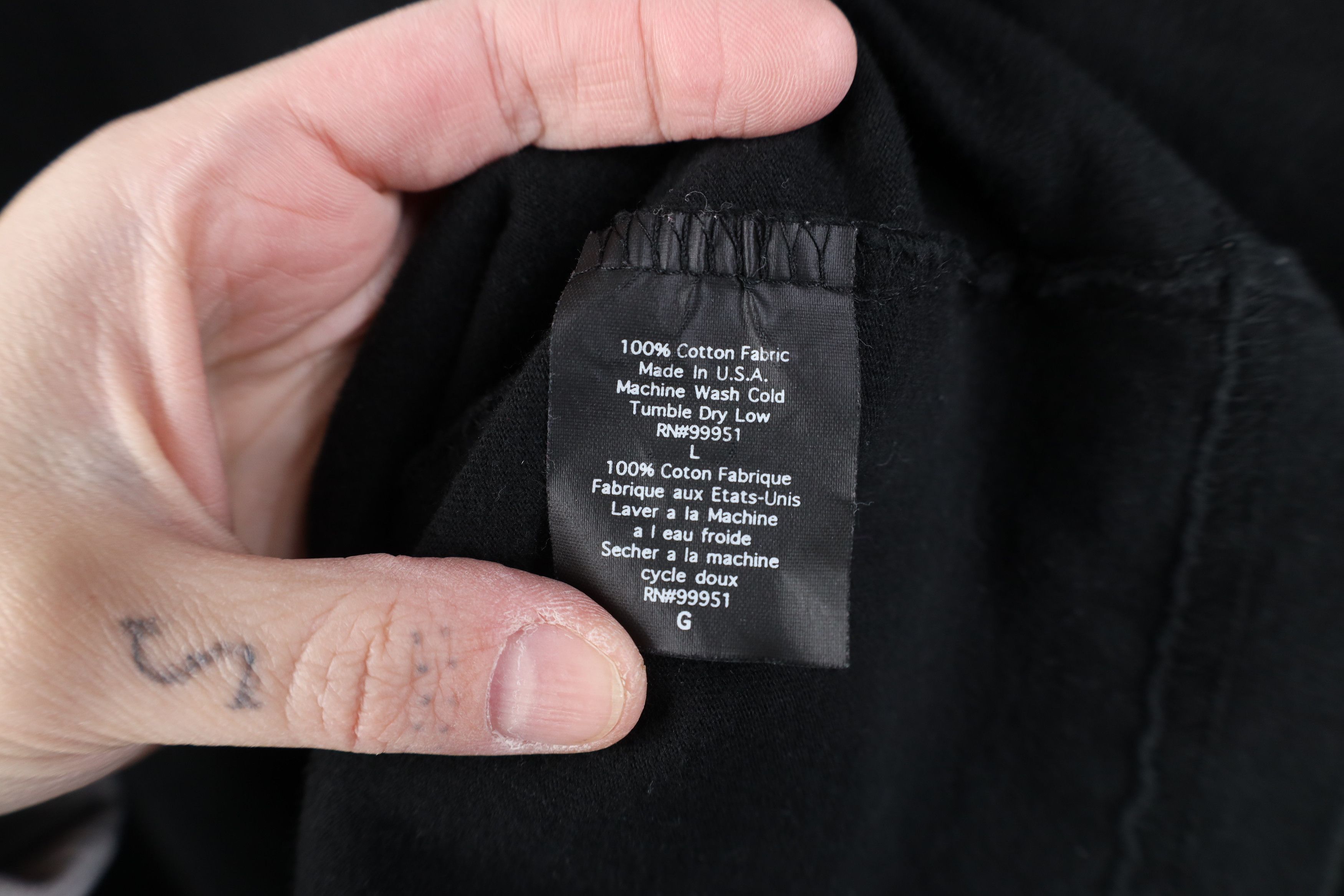 Vintage Vintage 90s Y2K Heavyweight Spell Lincoln Car T-Shirt Black Size US L / EU 52-54 / 3 - 10 Thumbnail