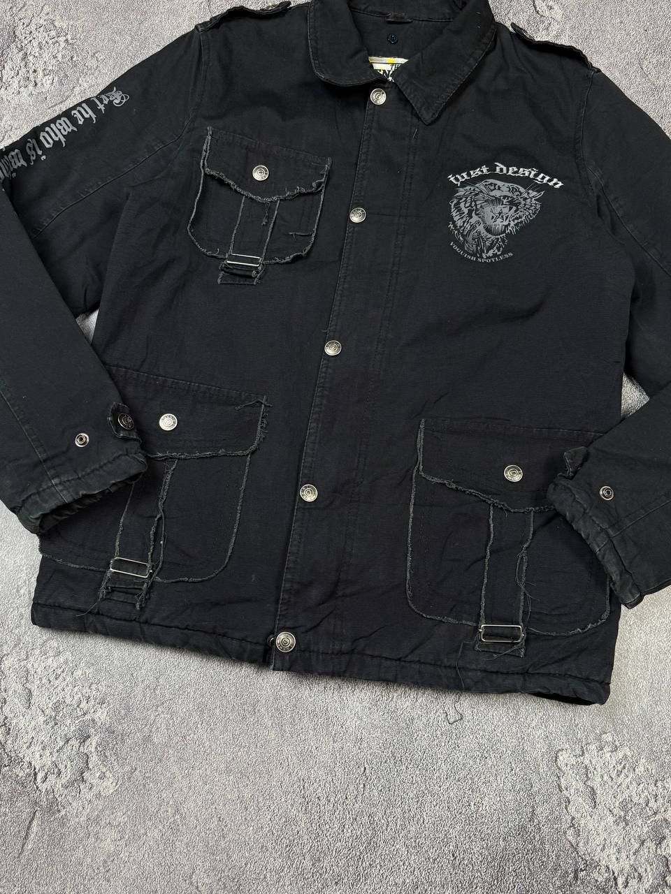If Six Was Nine Y2K Gothic M65 Multi Pocket Army Jacket Size US S / EU 44-46 / 1 - 3 Thumbnail