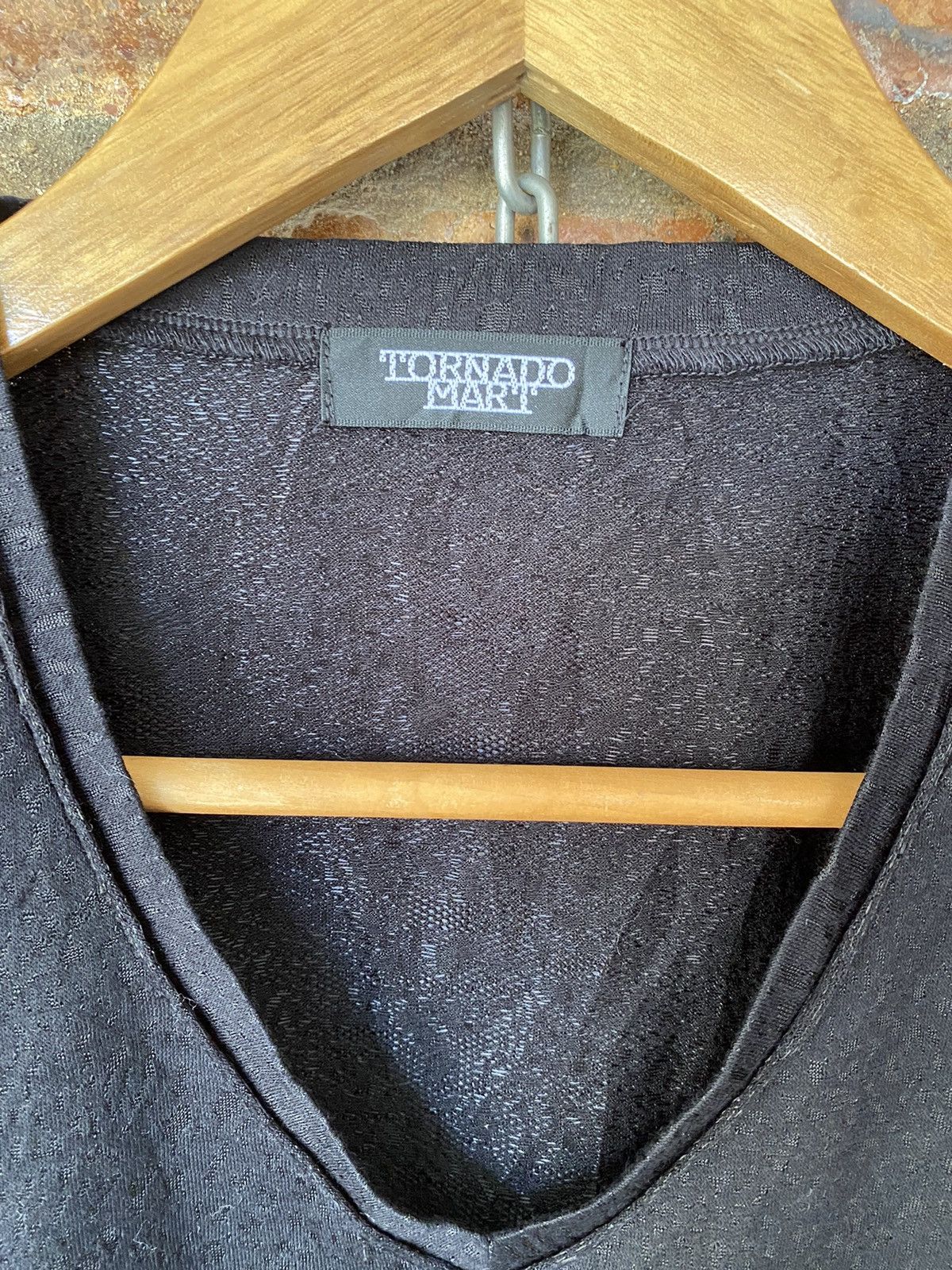 Tornado Mart 2000s Tornado Mart Black snake abstract mesh mix fabric Size US XS / EU 42 / 0 - 6 Thumbnail