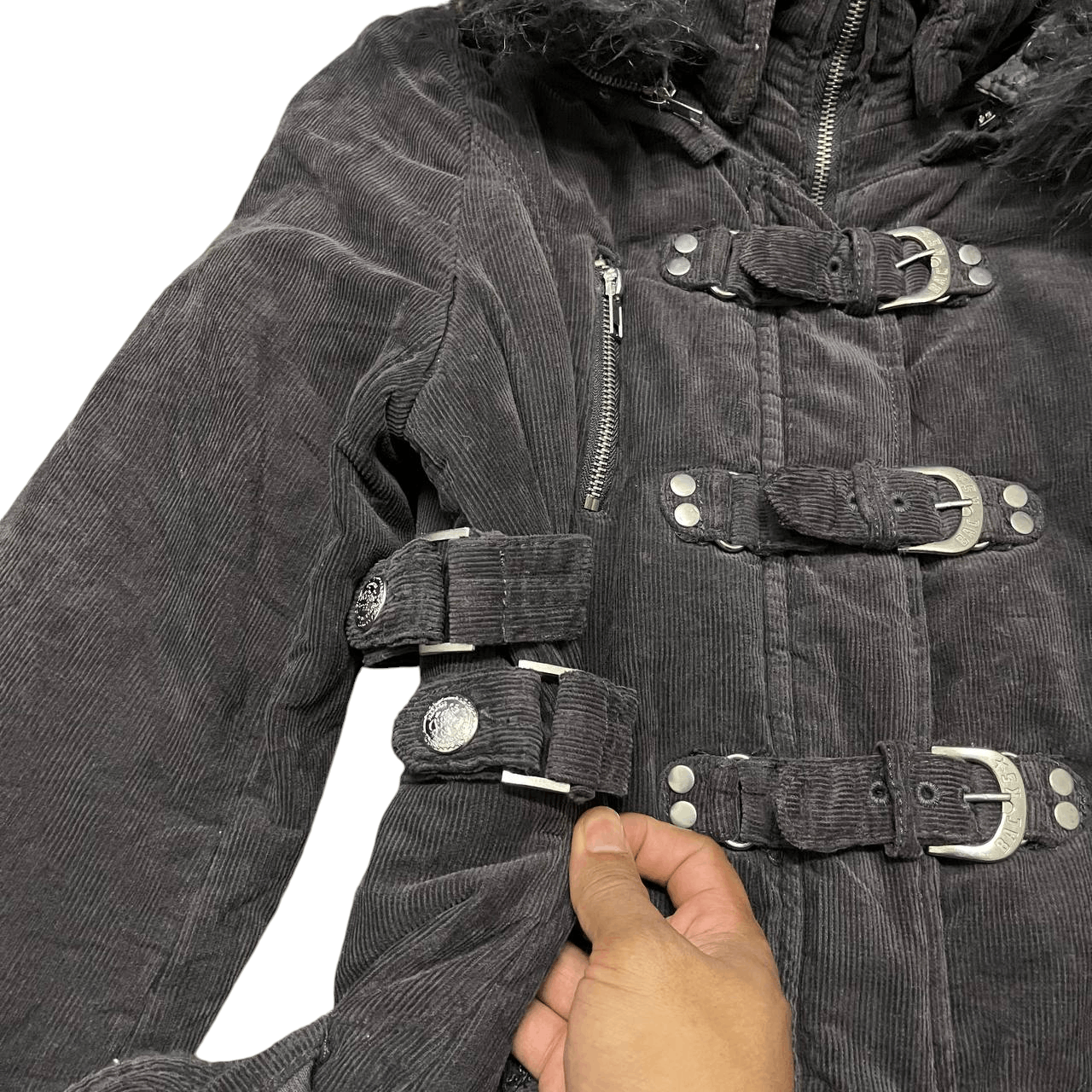 Japanese Brand Vintage Backs Bono Bondage Boa Fur Hooded Padding Jacket Size US S / EU 44-46 / 1 - 10 Thumbnail