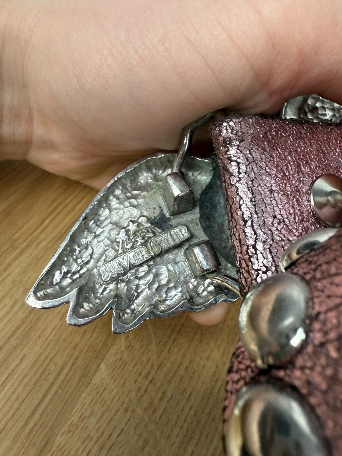 Vintage RARE SISKIYOU BUCKLE VINTAGE HEART BELT OPIUM Y2K STYLE Size 36 - 8 Thumbnail