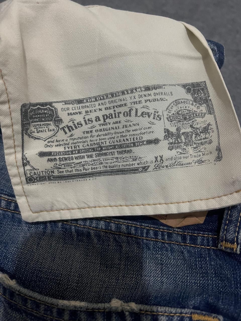 Vintage 2007 Levis 501-0069 Custom Distrassed Repaired Denim