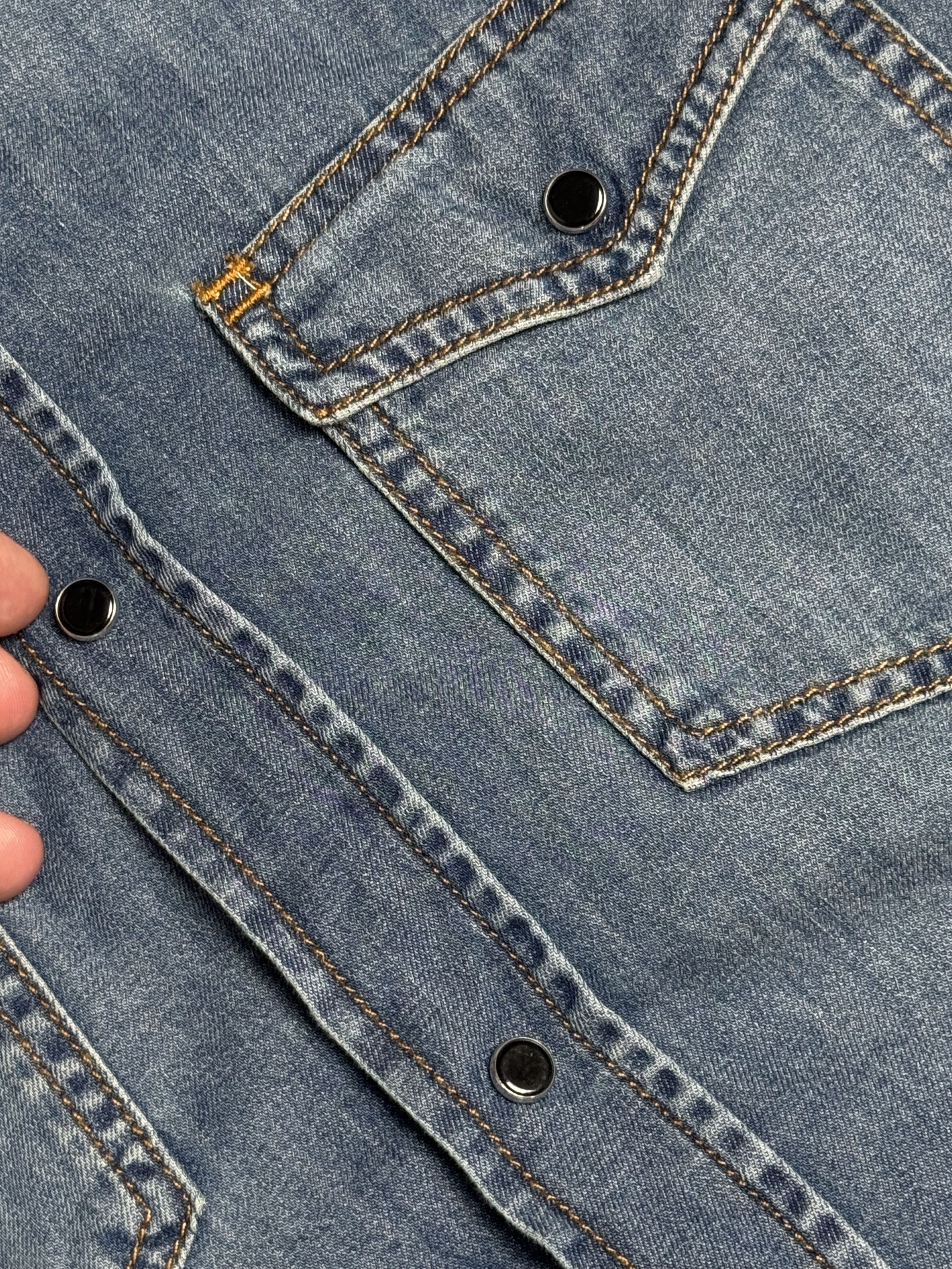 Diesel × Vintage Vintage Diesel Industry Jeans Shirt Button Up Y2K Size US M / EU 48-50 / 2 - 3 Thumbnail