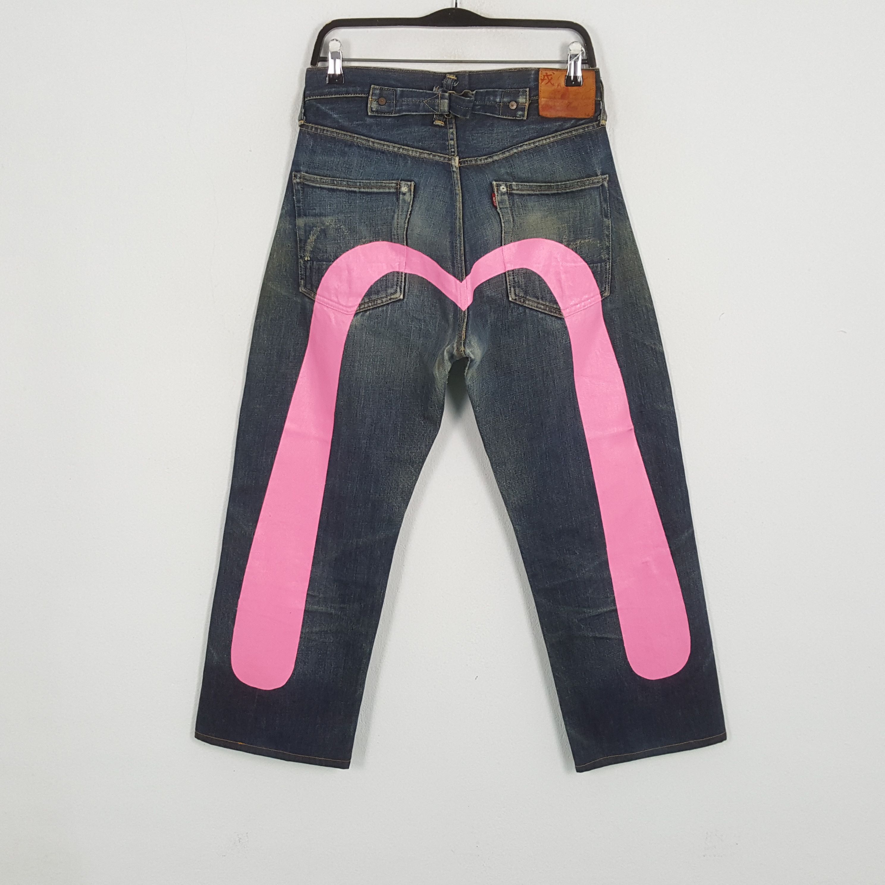 Evisu EVIS Japanese Brand Streetwear Custom Daicock Jeans Size US 29 - 1 Thumbnail