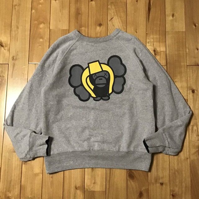 Bape × Kaws × Nigo 🔥Reversible🔥 BAPE × KAWS MILO sweat shirt a bathing ape NIGO Size US S / EU 44-46 / 1 - 5 Thumbnail