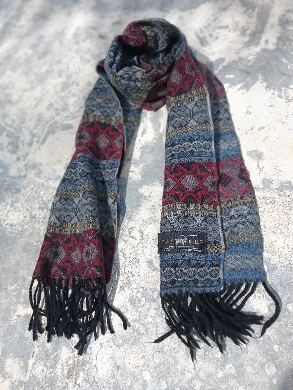 image of Avant Garde x Cashmere Wool Cashmere Muffler, Men's