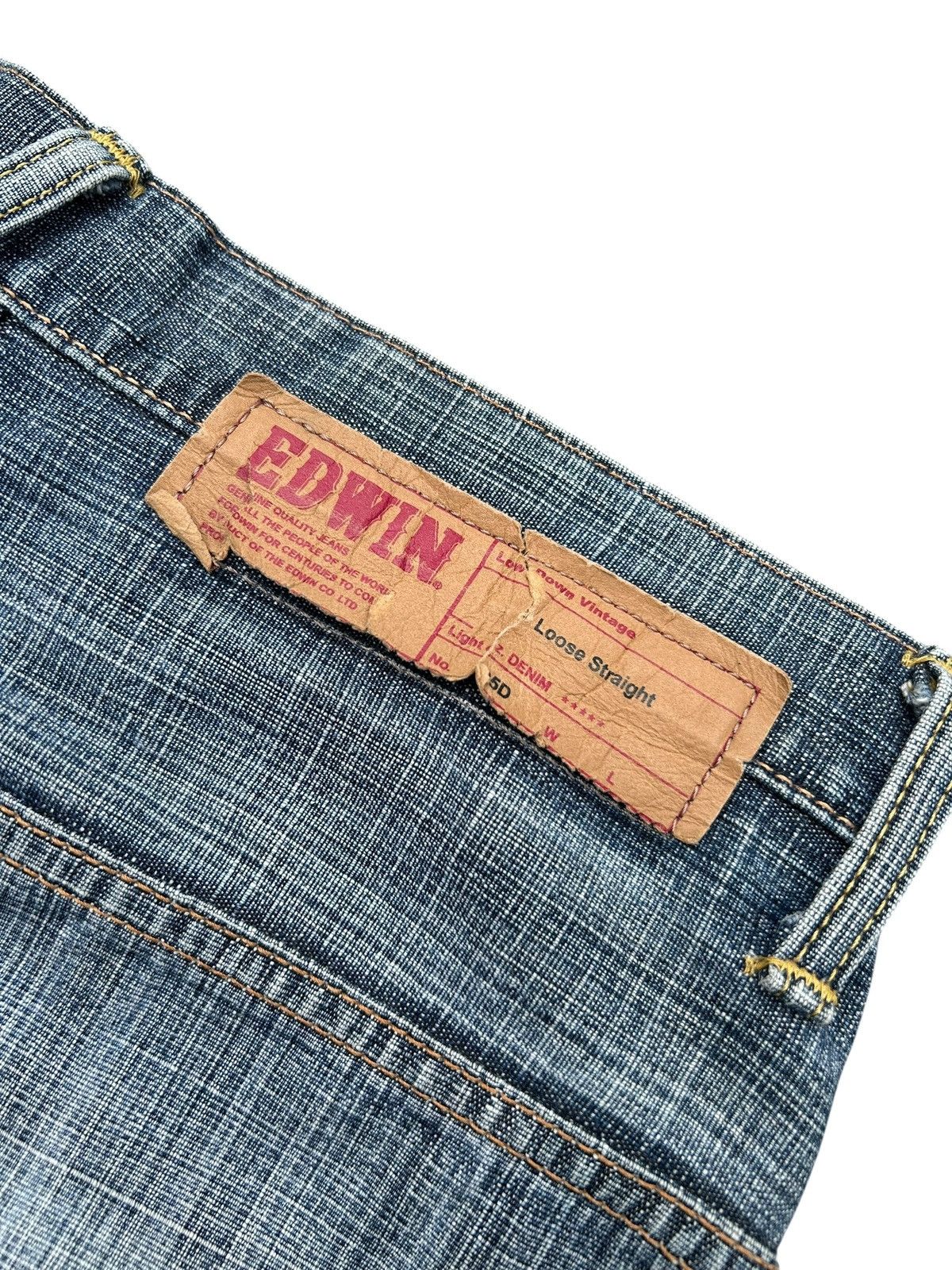 Kapital Vintage Edwin Selvedge Distressed Japanese Brand Denim jeans Size US 31 - 12 Thumbnail