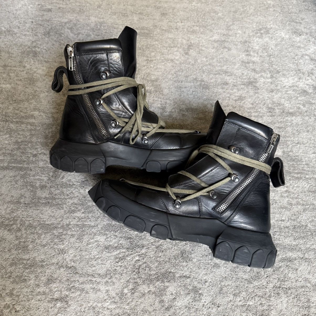 Rick Owens SS18 Rick Owens Mainline Pentagram Lace Bozo Tractor Boots Size US 10.5 / EU 43-44 - 3 Thumbnail