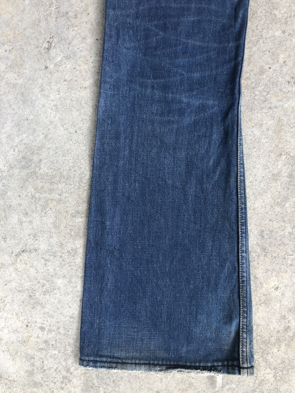 If Six Was Nine Japanese Diesel Flared Jeans Distressed Denim Size US 31 - 12 Thumbnail