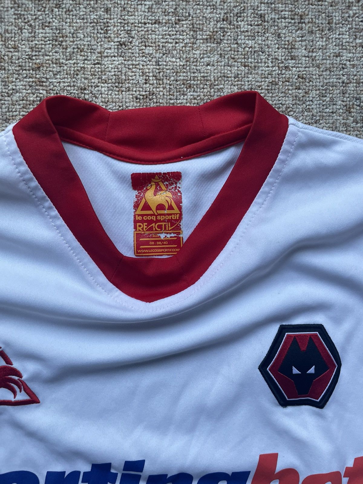 Le Coq Sportif × Vintage Player Signature!Wolverhampton 2009-10 Away Kit Size US L / EU 52-54 / 3 - 5 Thumbnail