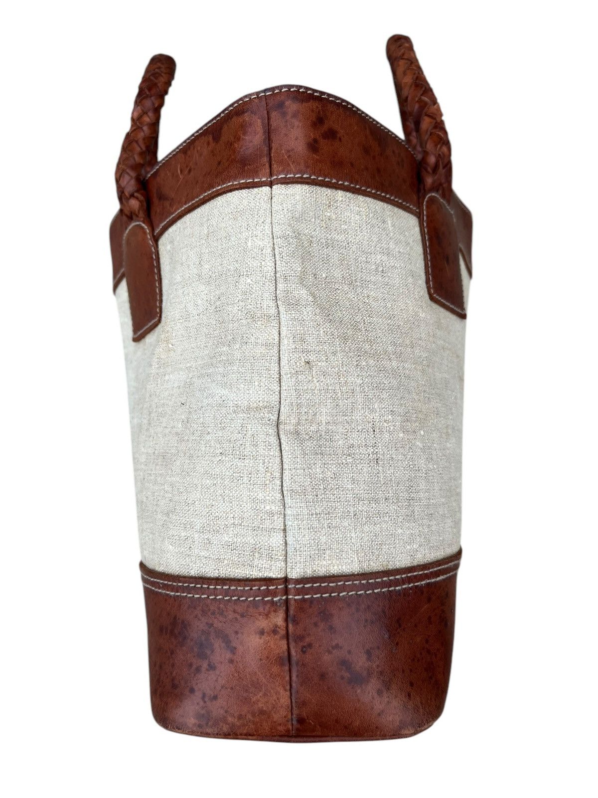 Ralph Lauren Vintage Ralph Lauren Patina Leather Hybrid Tote Bag Size ONE SIZE - 13 Thumbnail