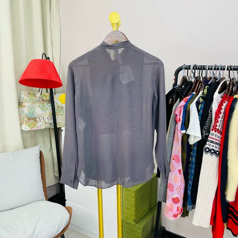 Dior Dior Gray gauze little bee shirt Size XS / US 0-2 / IT 36-38 - 2 Thumbnail