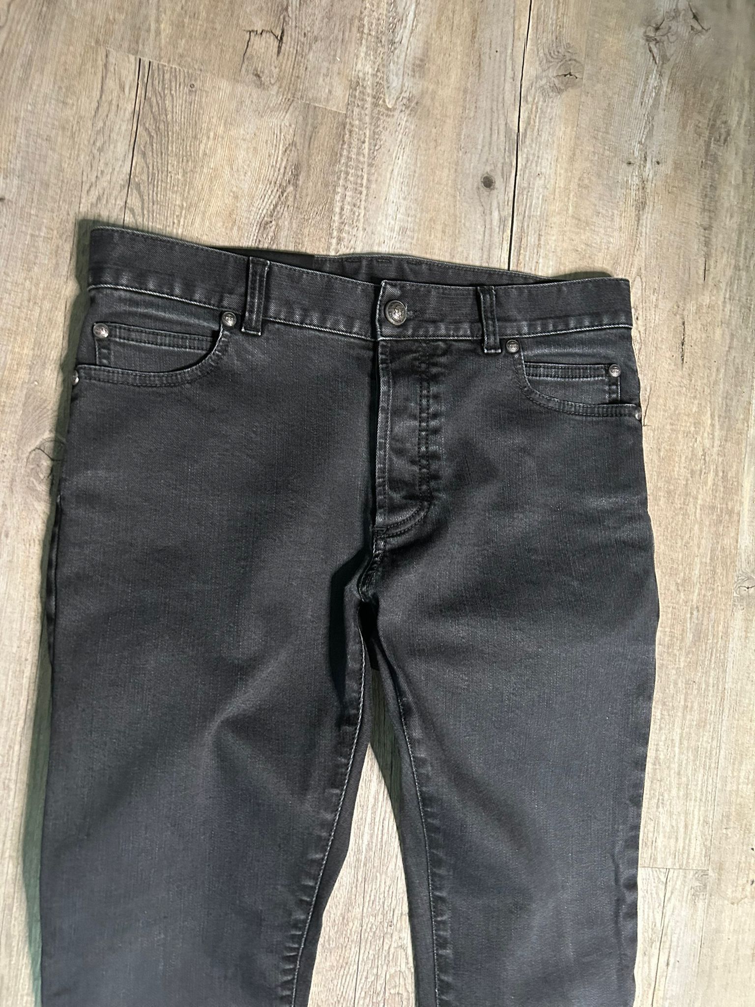 Balmain Denim wash black balmain jeans Size US 30 / EU 46 - 3 Thumbnail