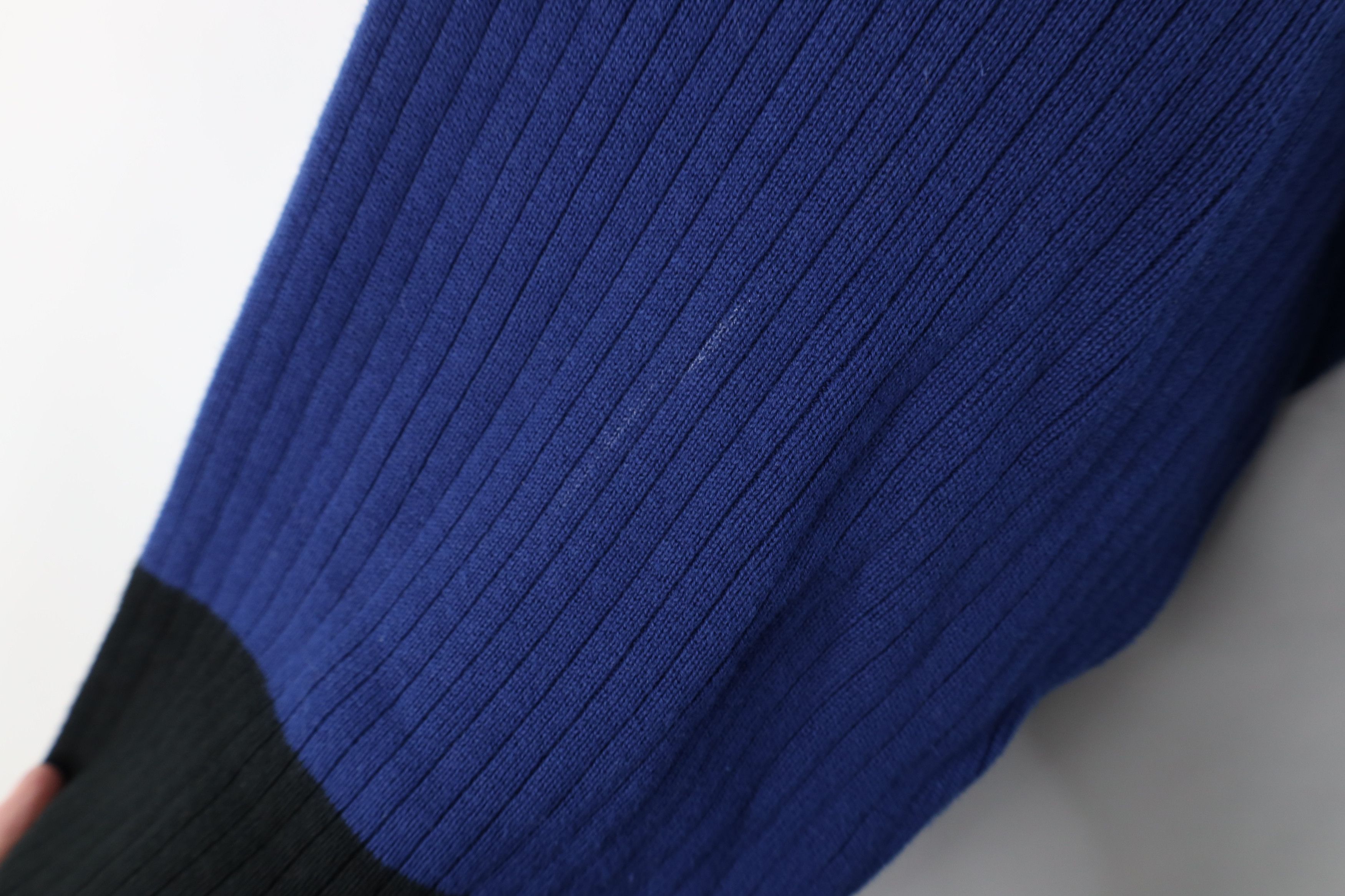 Vintage Deadstock Vintage 90s Streetwear Block Ribbed Knit Sweater Size 3XL / US 20-22 - 7 Thumbnail