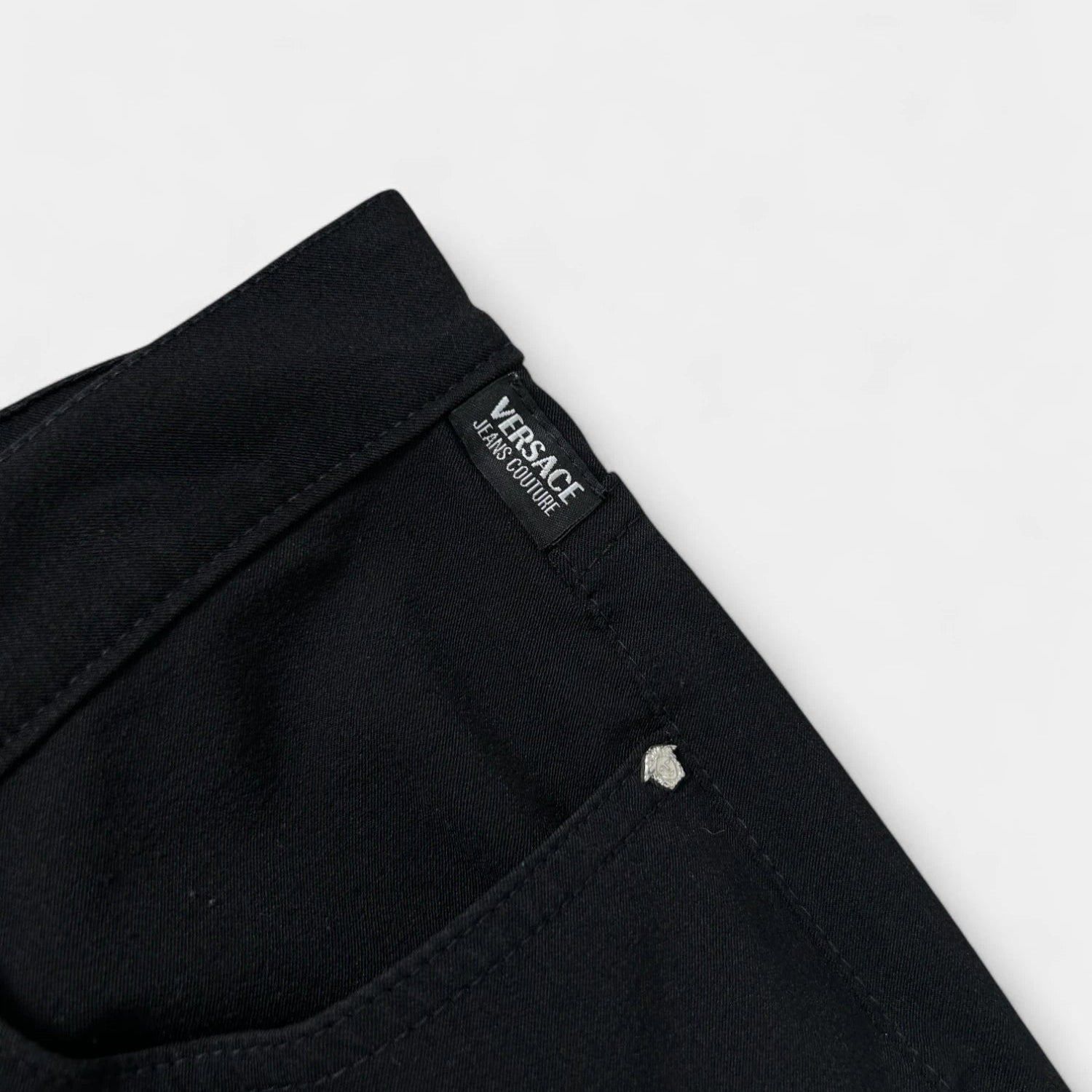 Versace Versace Jeans Couture Black Denim Size US 30 / EU 46 - 5 Thumbnail
