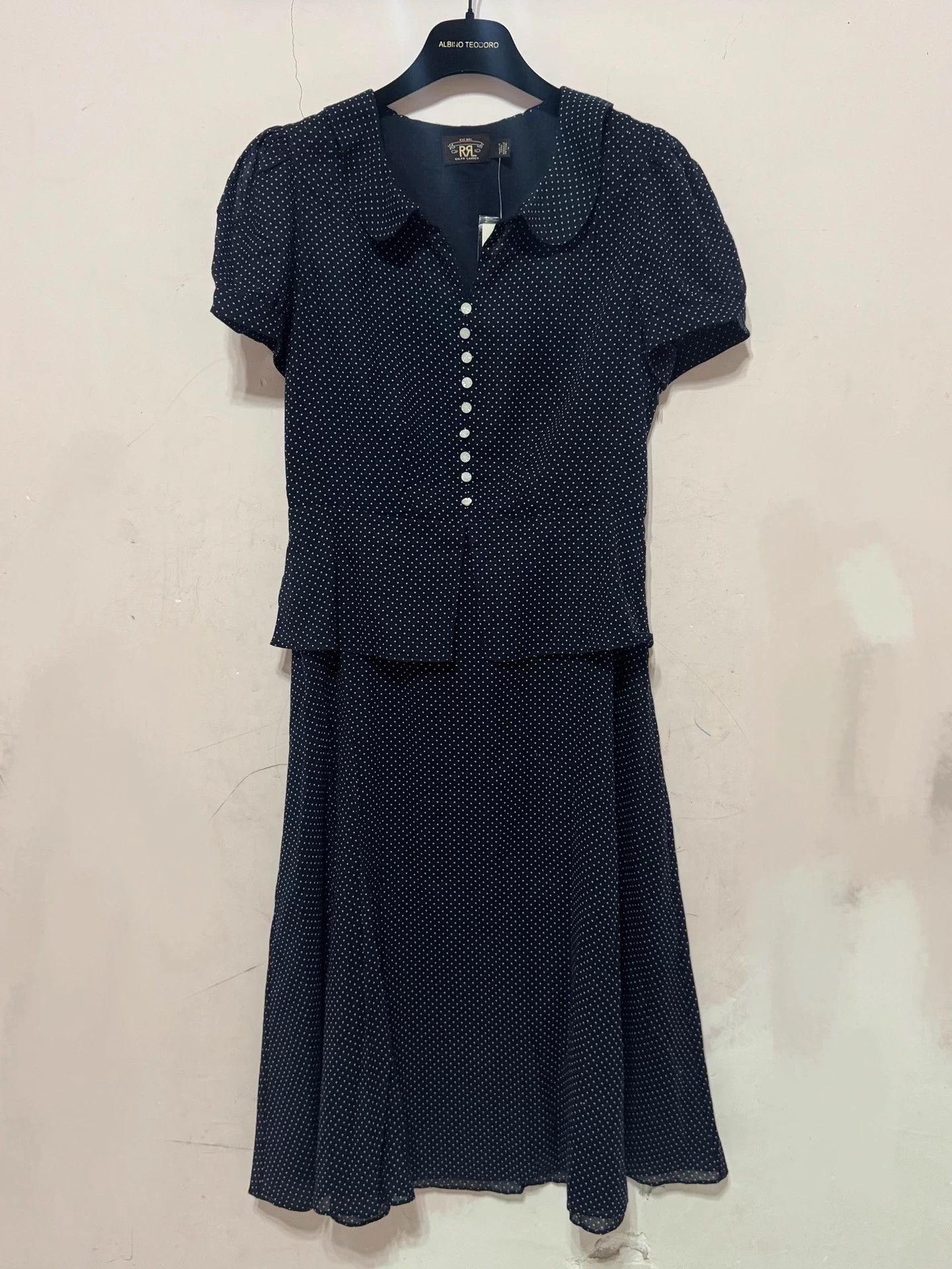 Polo Ralph Lauren Double RRL Ralph Lauren vintage polka dot dress size 2 NWT Size M / US 6-8 / IT 42-44 - 4 Thumbnail