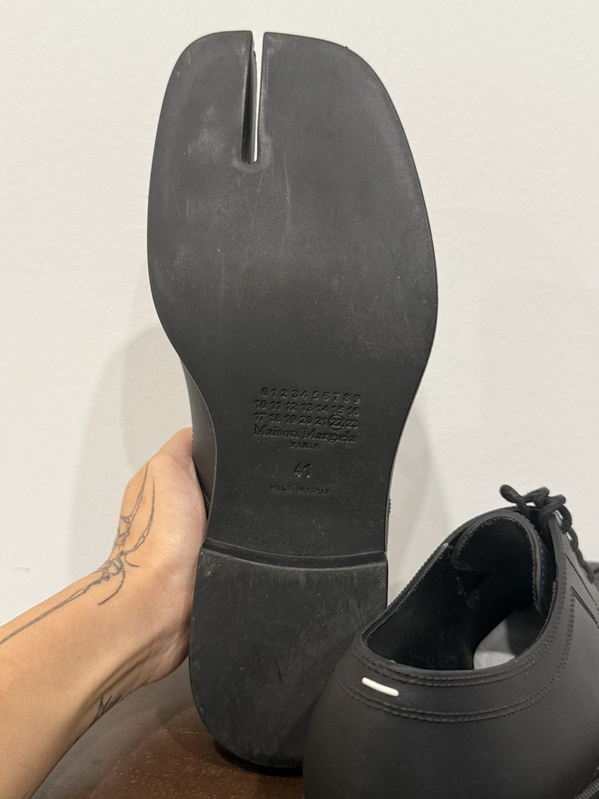 Maison Margiela Maison Margiela Derby Shoes in Black Size US 8 / EU 41 - 6 Thumbnail