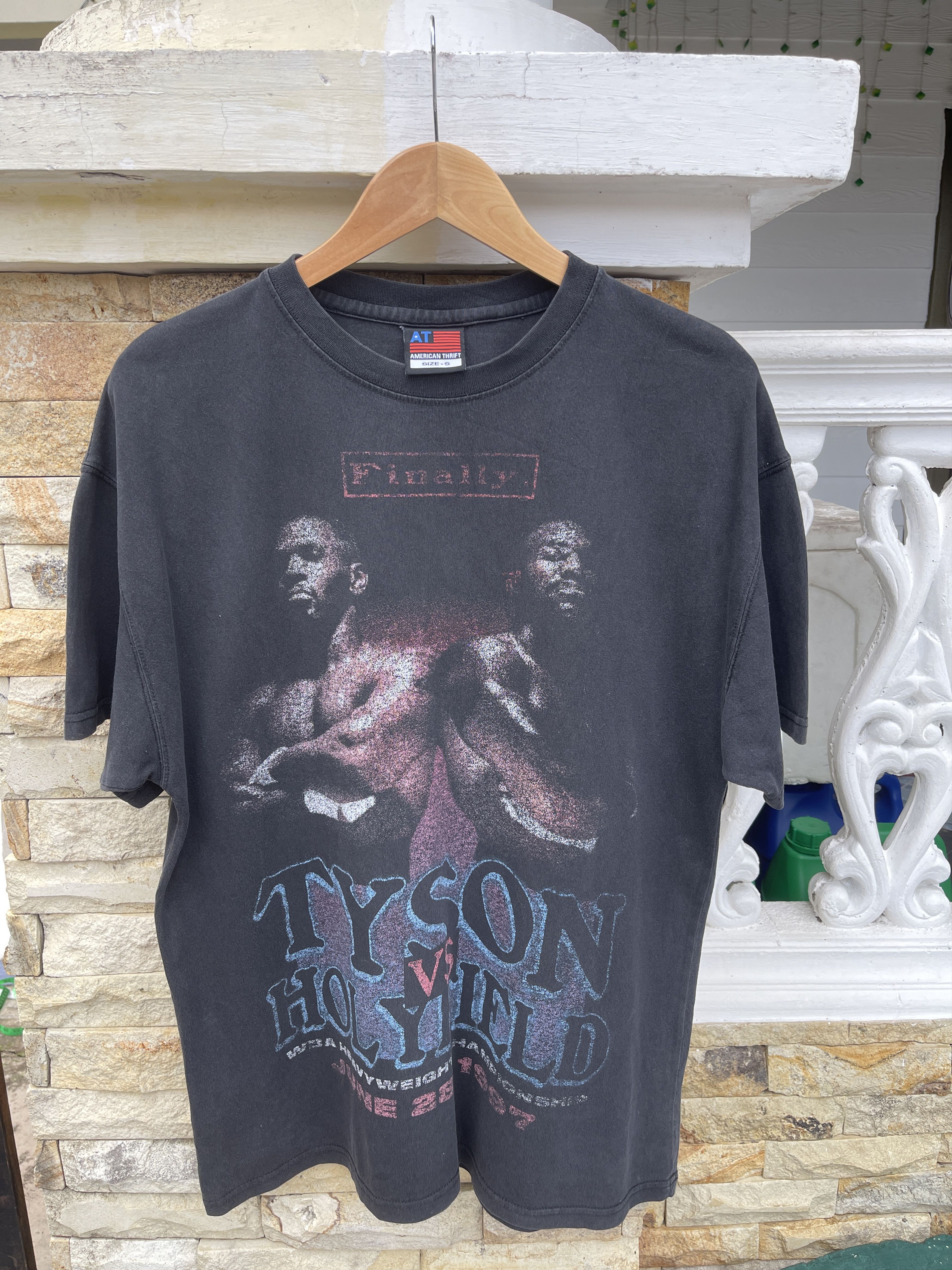Rap Tees LastDrop🔥Vtg Tyson x Holyfield Finally Champion Rap Tees Tee Size US M / EU 48-50 / 2 - 3 Thumbnail