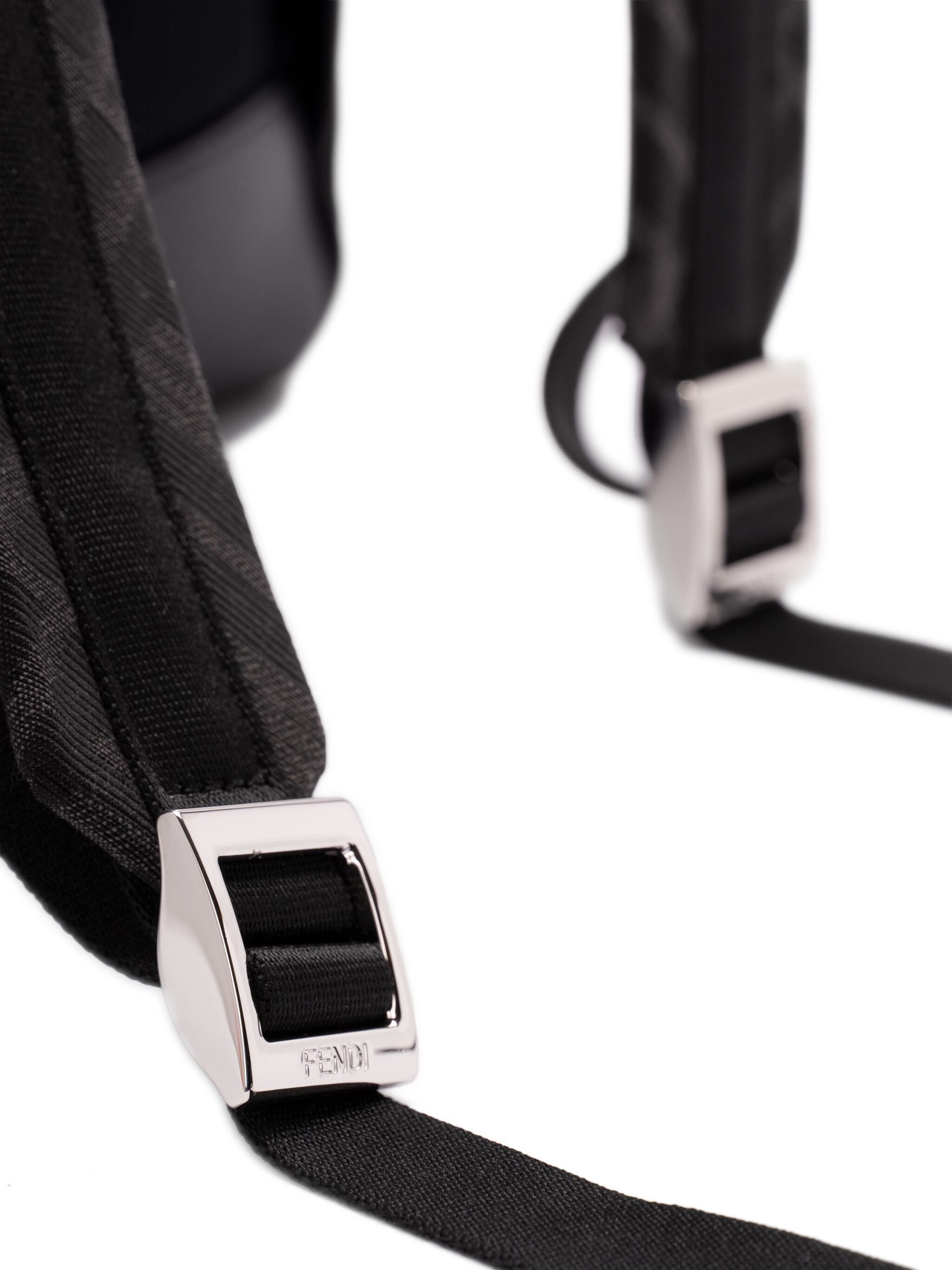 Fendi o1s1wg111025 Size: OS / Drive FF Jacquard Backpack in Black Size ONE SIZE - 6 Thumbnail