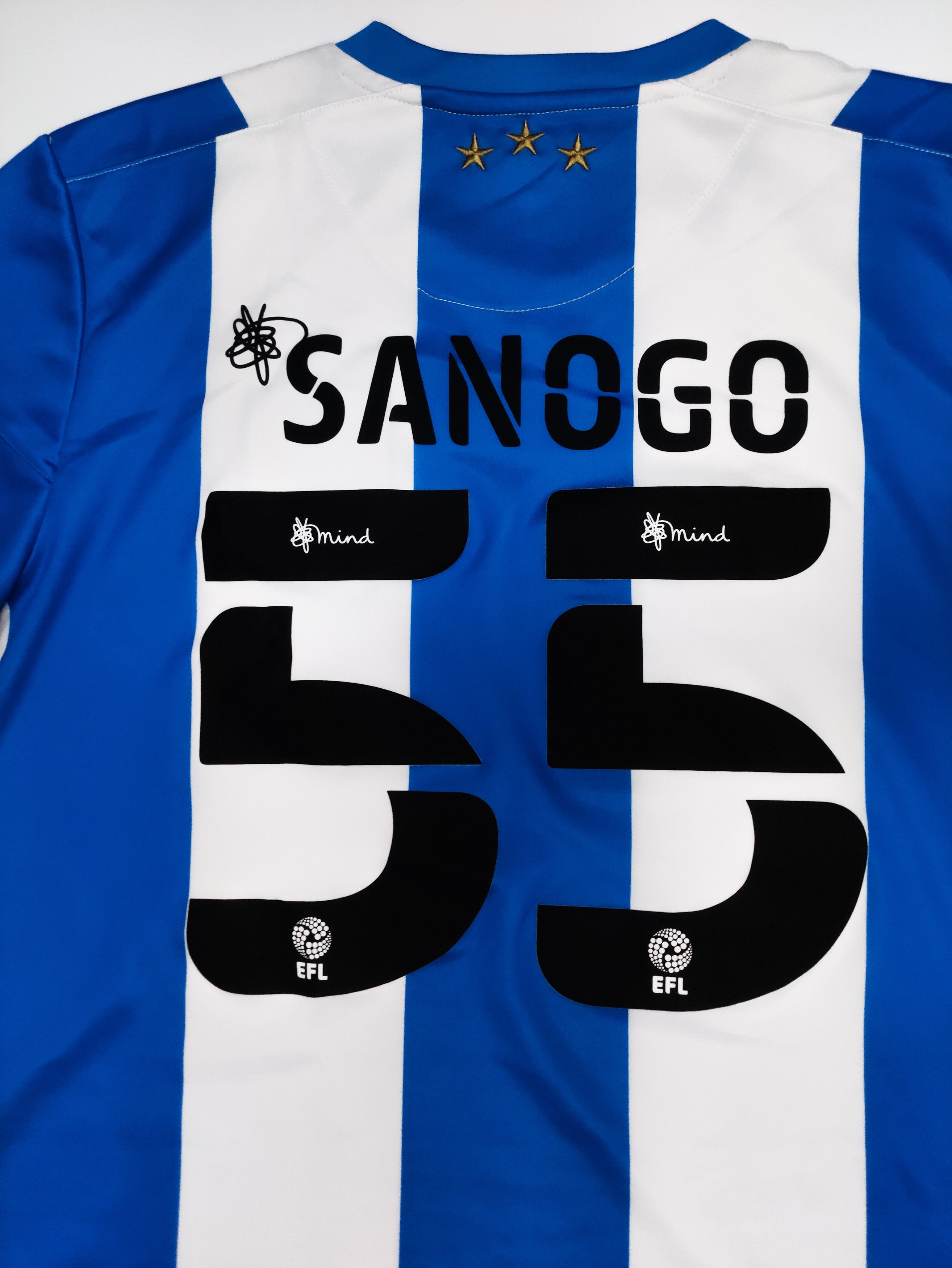 Umbro Yaya Sanogo #55 Huddersfield Town 2020 2021 Umbro Home Shirt Size US XL / EU 56 / 4 - 10 Thumbnail
