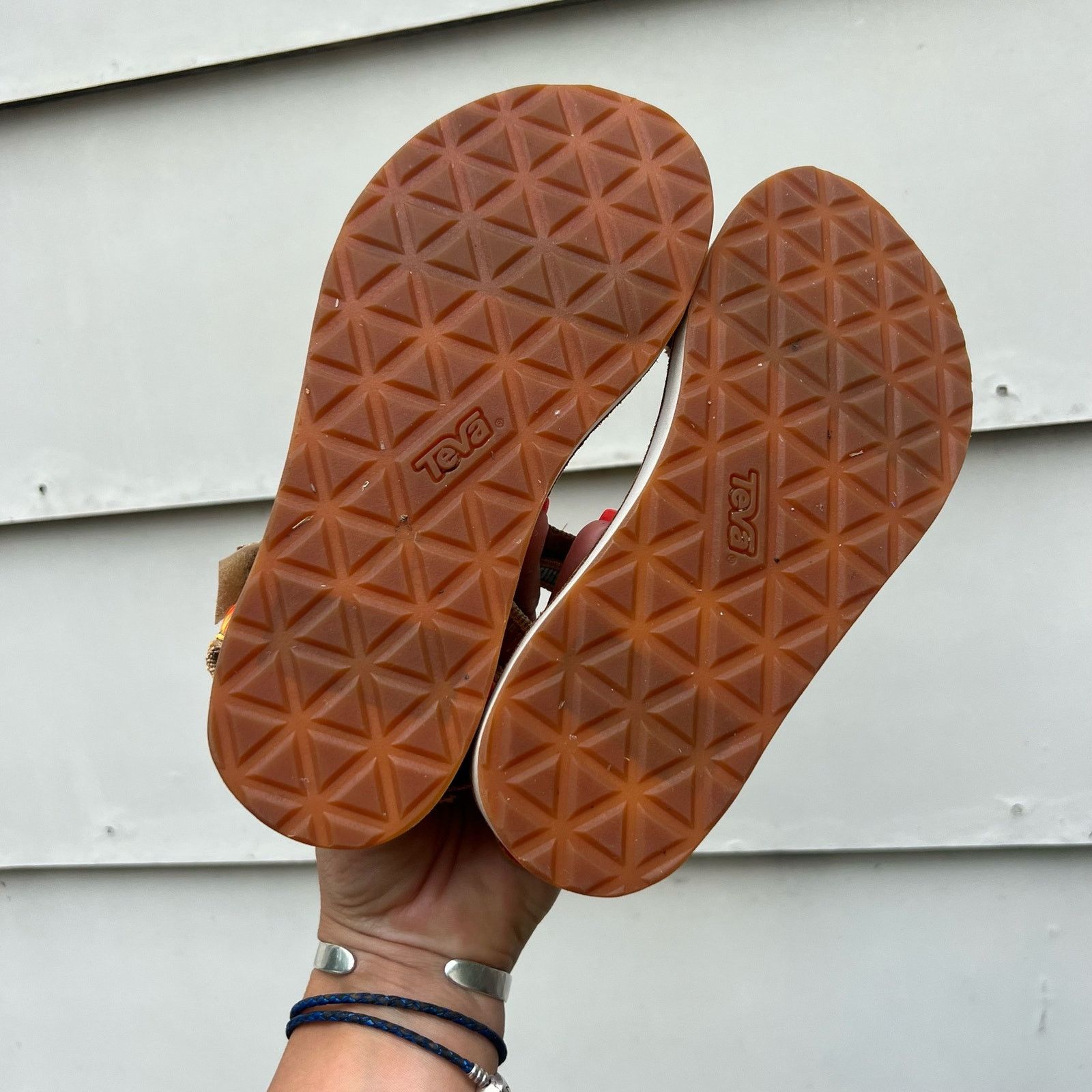 Teva Teva Original Universal Obre Orange Yellow Strap Sandals 5 Size US 5 / IT 35 - 6 Thumbnail