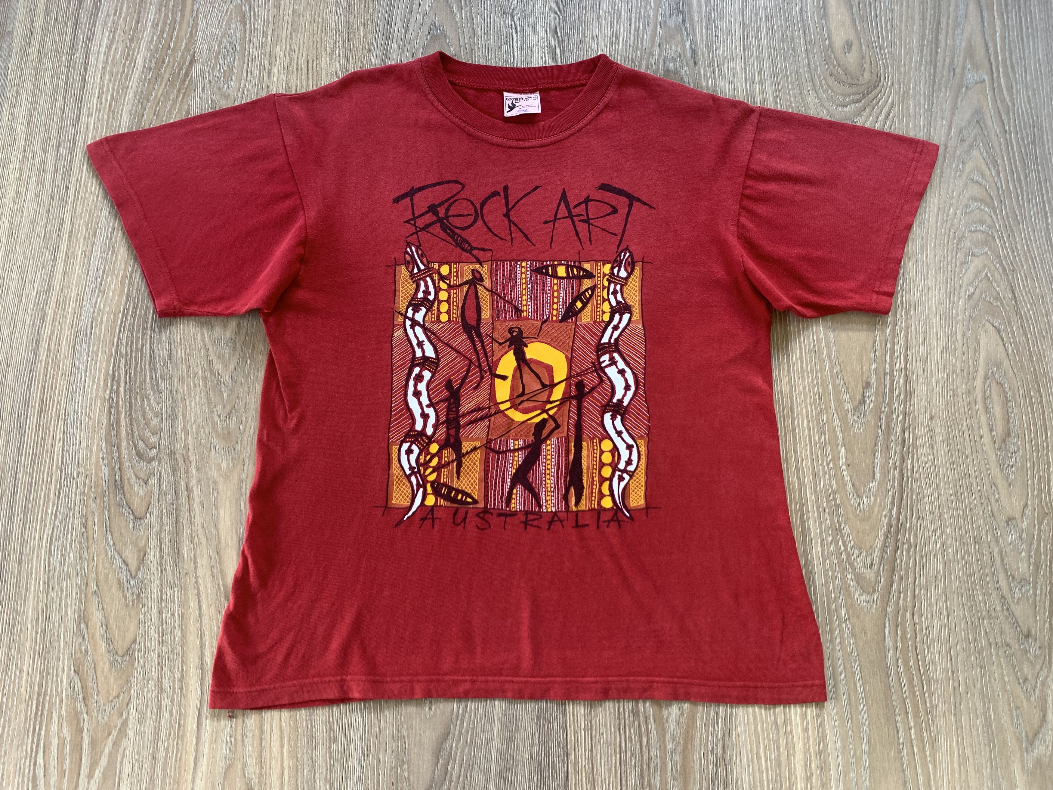 Vintage Australia Rock Art Vintage Gooses T-Shirt Size US S / EU 44-46 / 1 - 2 Thumbnail