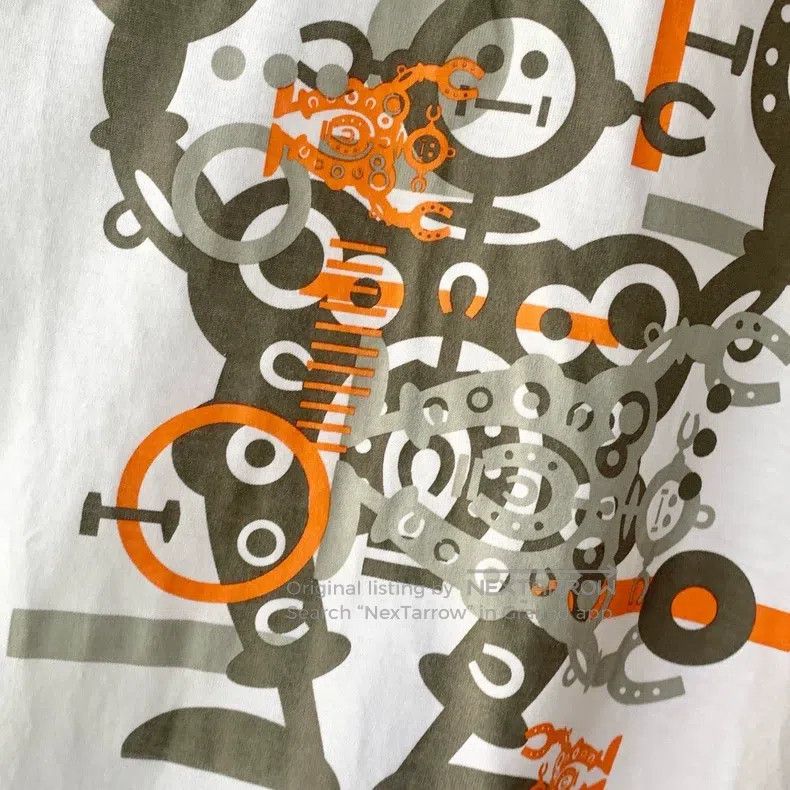 Hermes Hermes White T-shirt Size US S / EU 44-46 / 1 - 5 Thumbnail