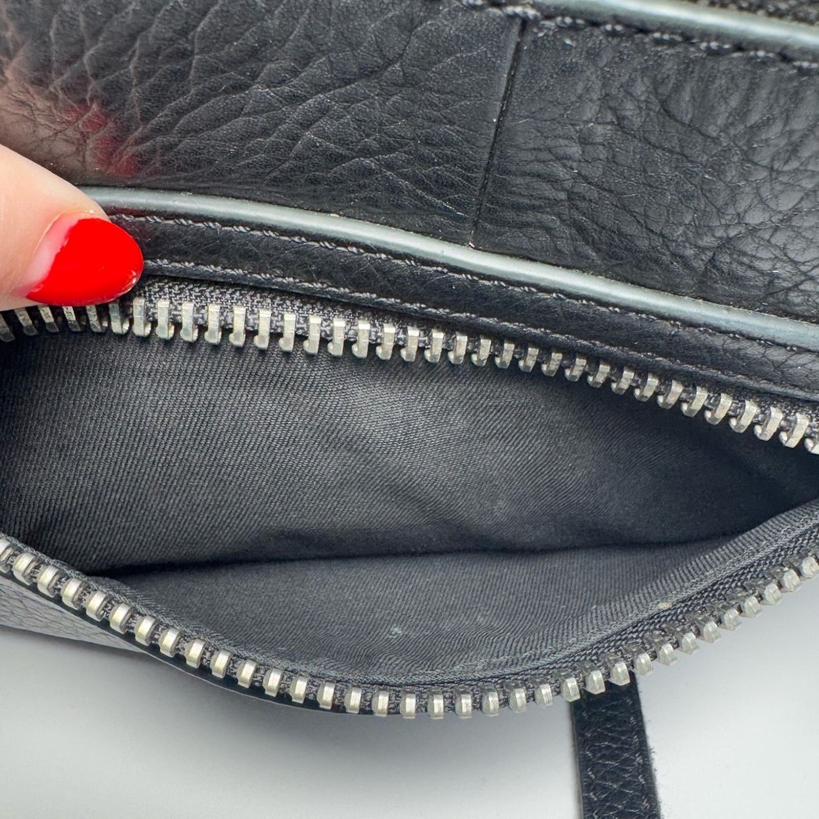 Fossil Fossil Dawson Crossbody Black Pebble Leather w/Key Crossbody Size ONE SIZE - 5 Thumbnail