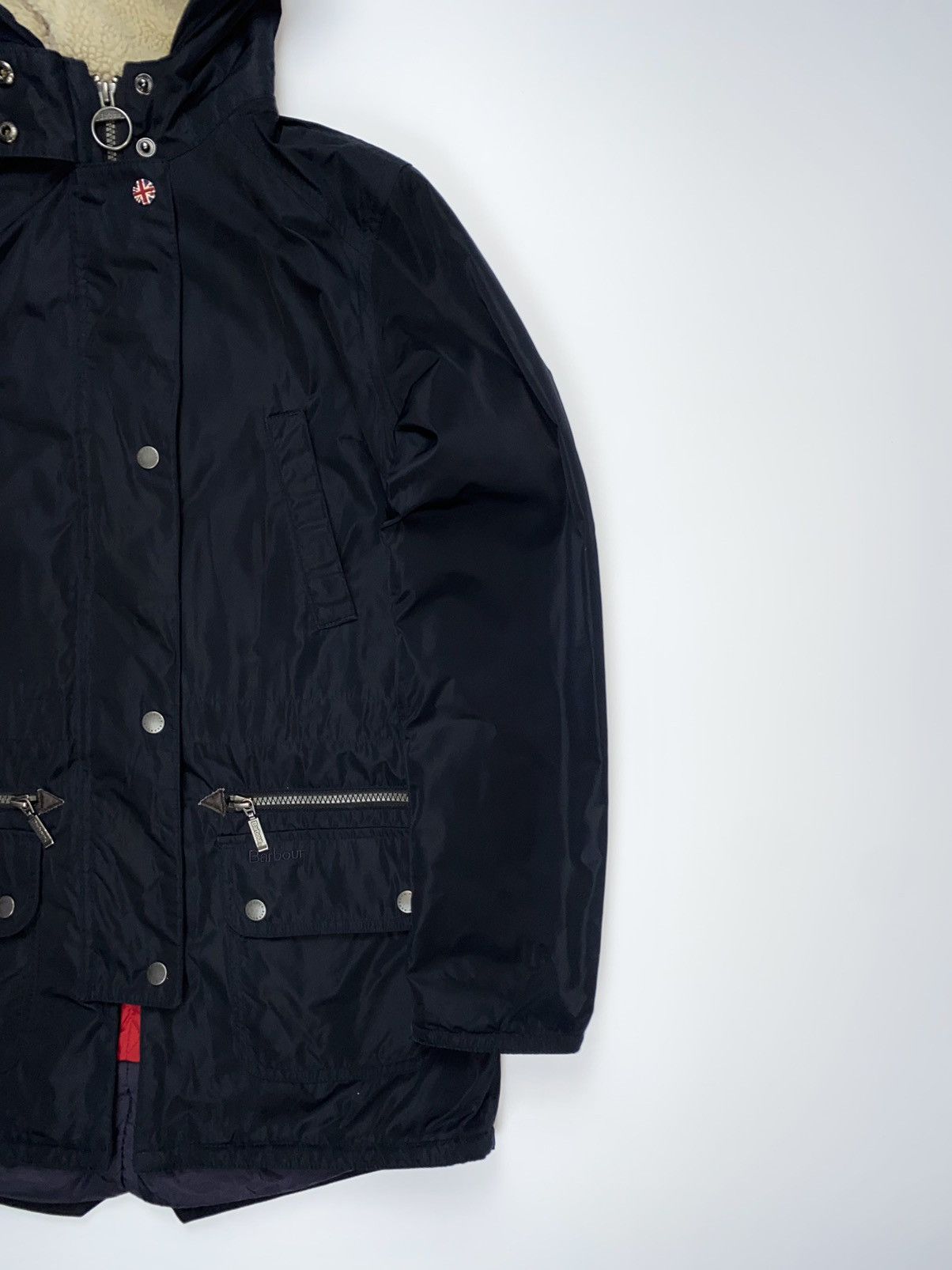 Barbour 🚨 Barbour DECK COAT vintage nylon jacket parka zip woman’s 6 Size M / US 6-8 / IT 42-44 - 2 Thumbnail