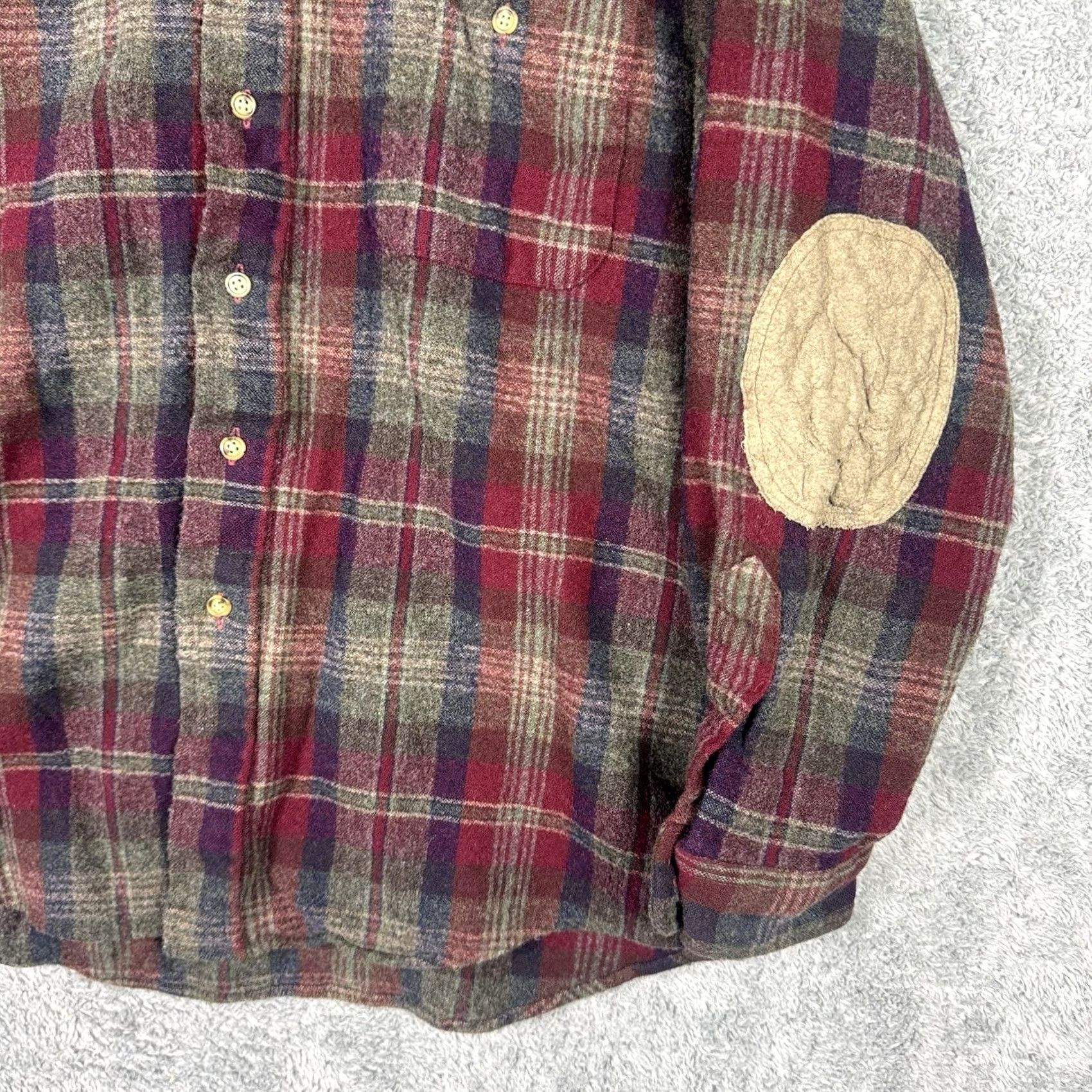 Pendleton Pendleton Shirt Men L Vintage Pure Virgin Wool Flannel Plaid Button-Up Long Sleeve Casual Workwear USA Made Size US L / EU 52-54 / 3 - 2 Thumbnail