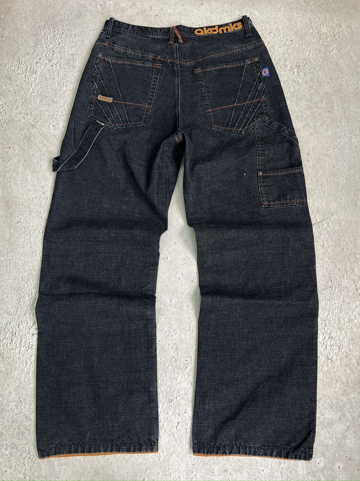 Akademiks Rare baggy fit jnco style distressed jeans y2k style Size US 34 / EU 50 - 10 Thumbnail