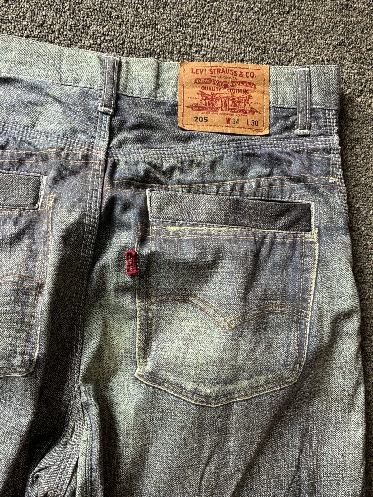 Junya Watanabe × Levi's Junya Watanabe Levis Trompe Loeil Denim Size US 30 / EU 46 - 4 Thumbnail