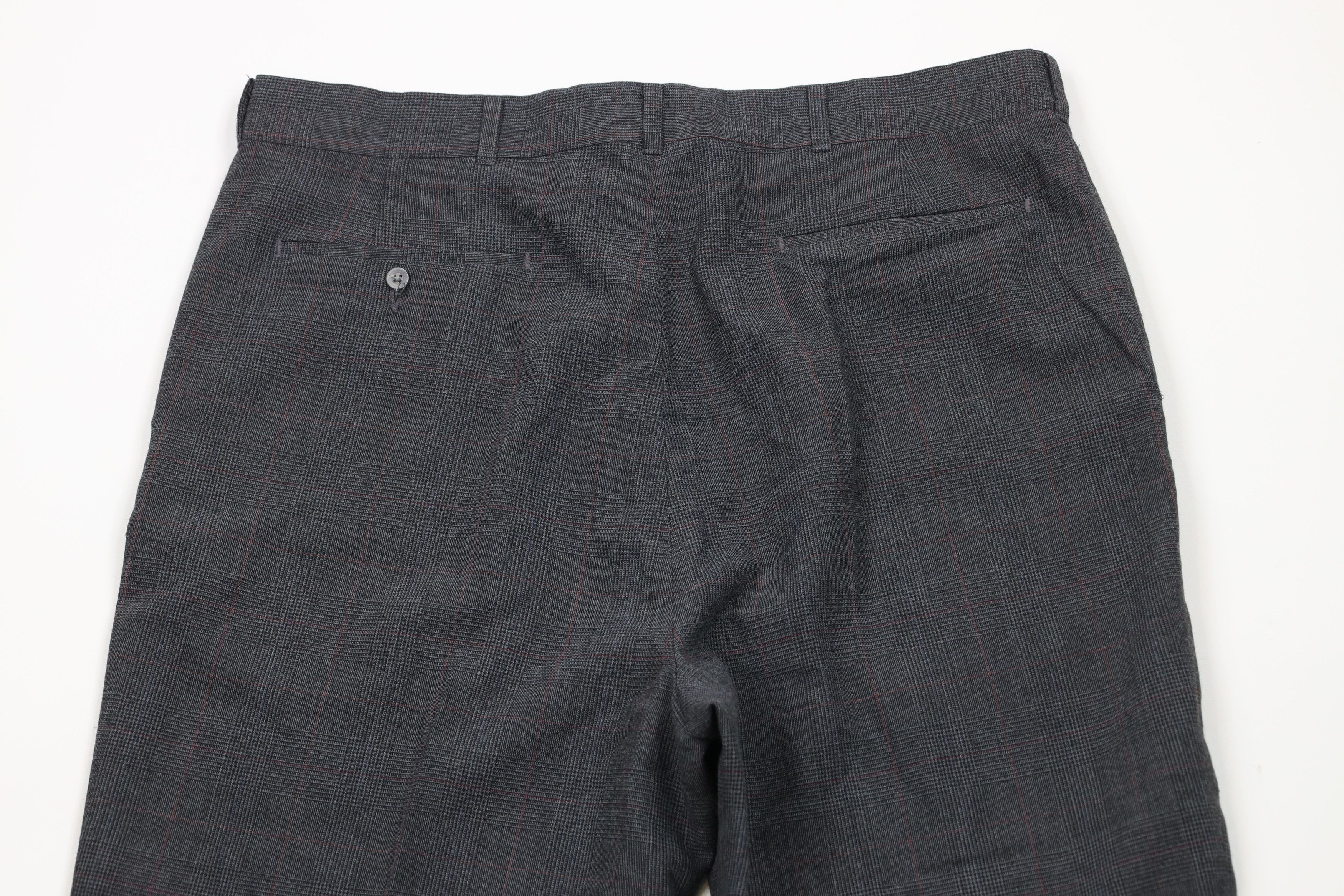 Vintage Vintage 70s Streetwear Wide Leg Chino Pants Trousers Plaid Size US 36 / EU 52 - 10 Thumbnail