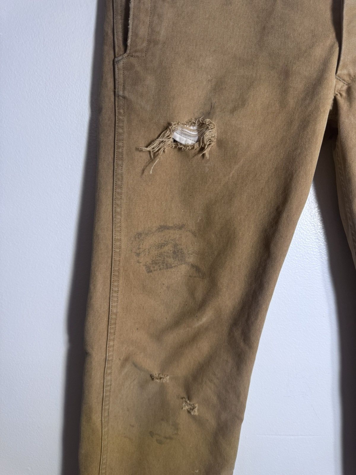 Polo Ralph Lauren × RRL Ralph Lauren RRL distressed canvas pant Size US 30 / EU 46 - 2 Thumbnail