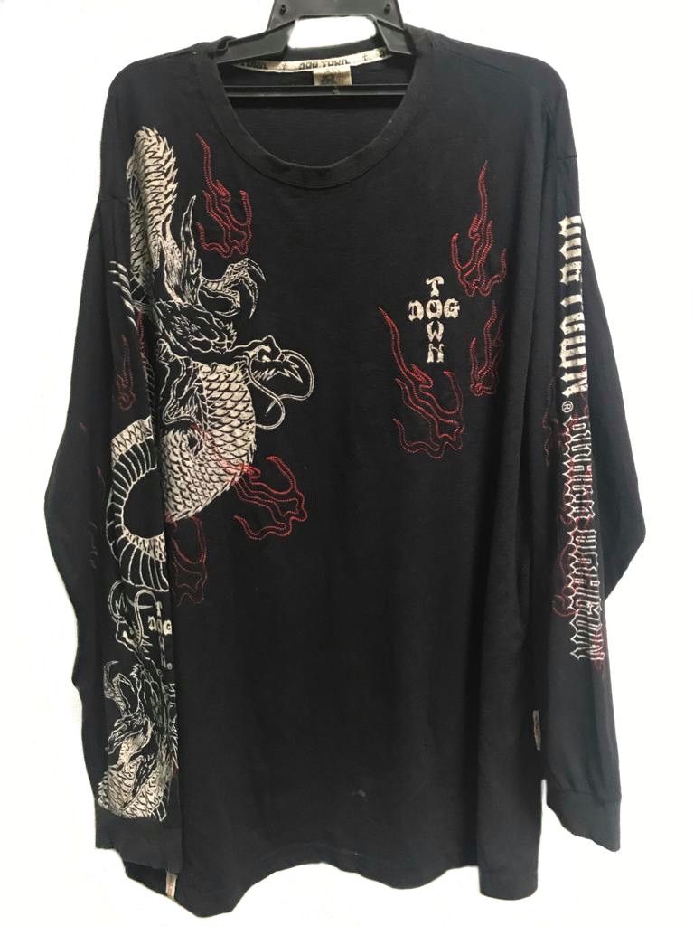 Dogtown Black Dragon Long Sleeve Shirt