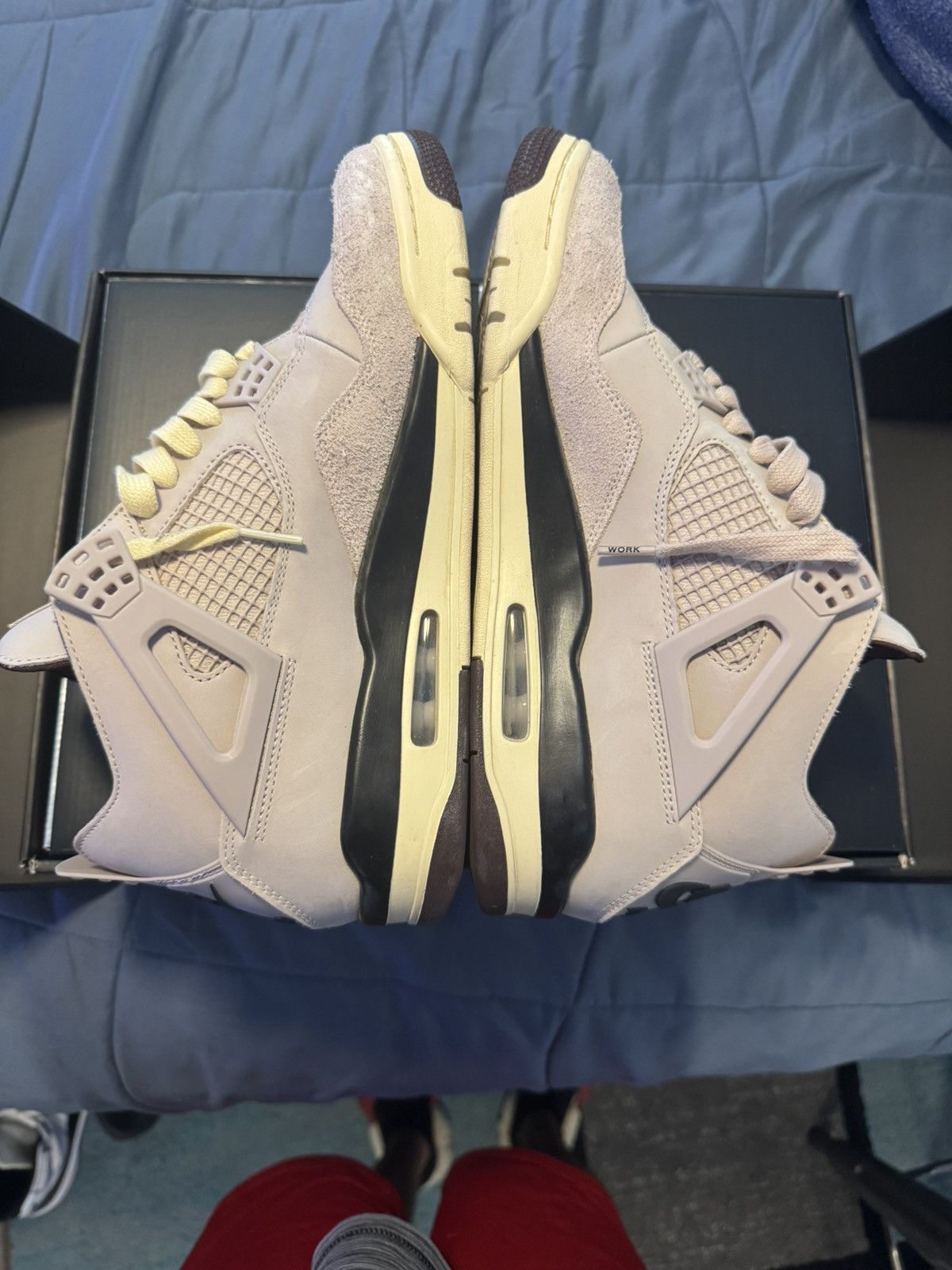 Jordan Brand × Nike Jordan 4 x A Ma Maniere Fossil Stone Size US 11.5 / EU 44-45 - 5 Thumbnail