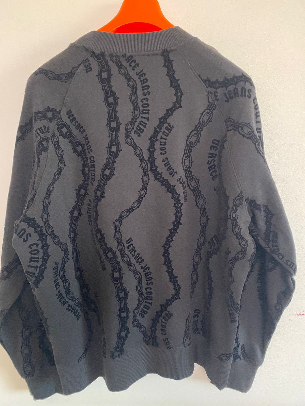 Versace Jeans Couture Brushed Flock Couture Sweatshirt Versace Jeans Culture L Size US L / EU 52-54 / 3 - 12 Thumbnail